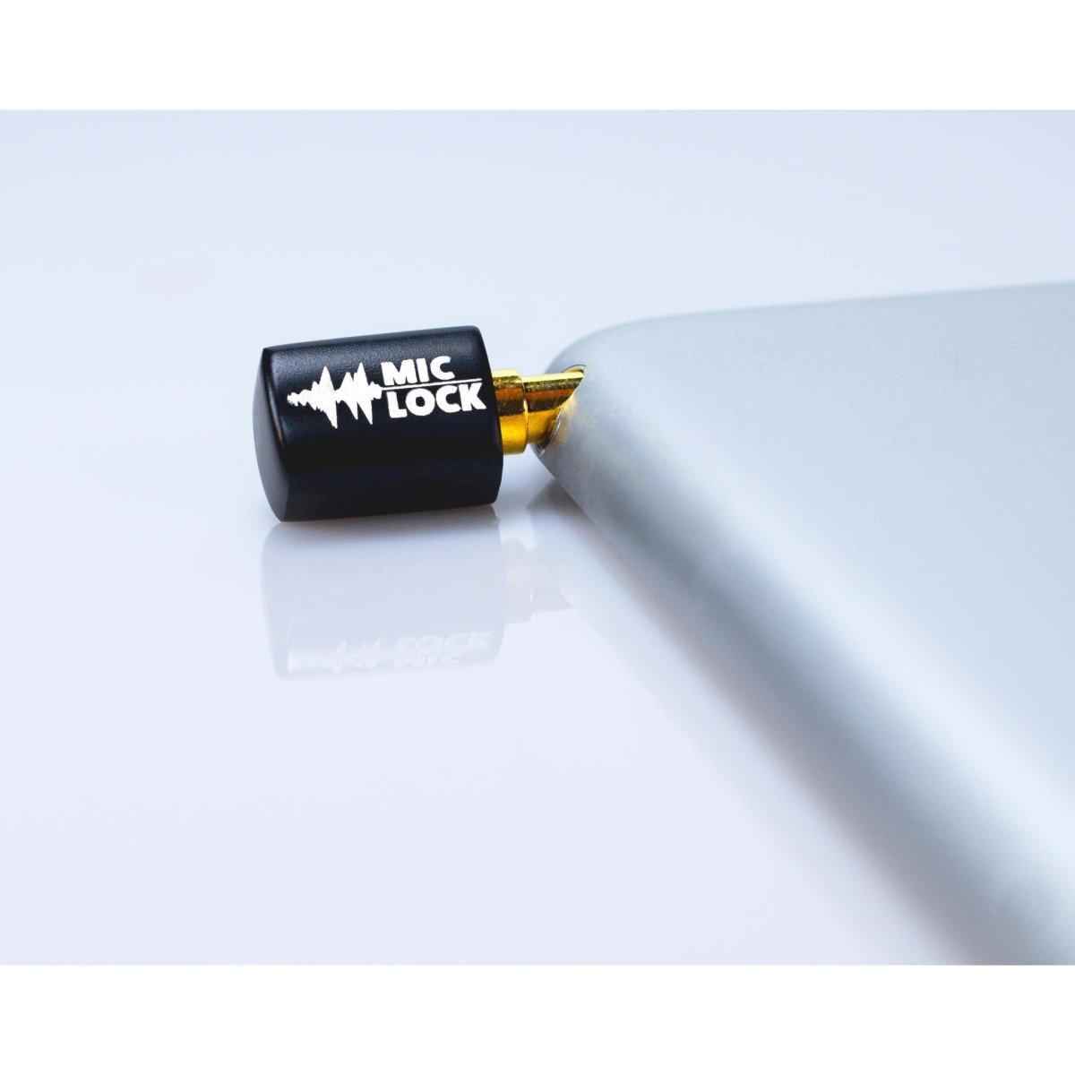 Mic-Lock 3.5mm Mini Single Ended Microphone Blocker Black