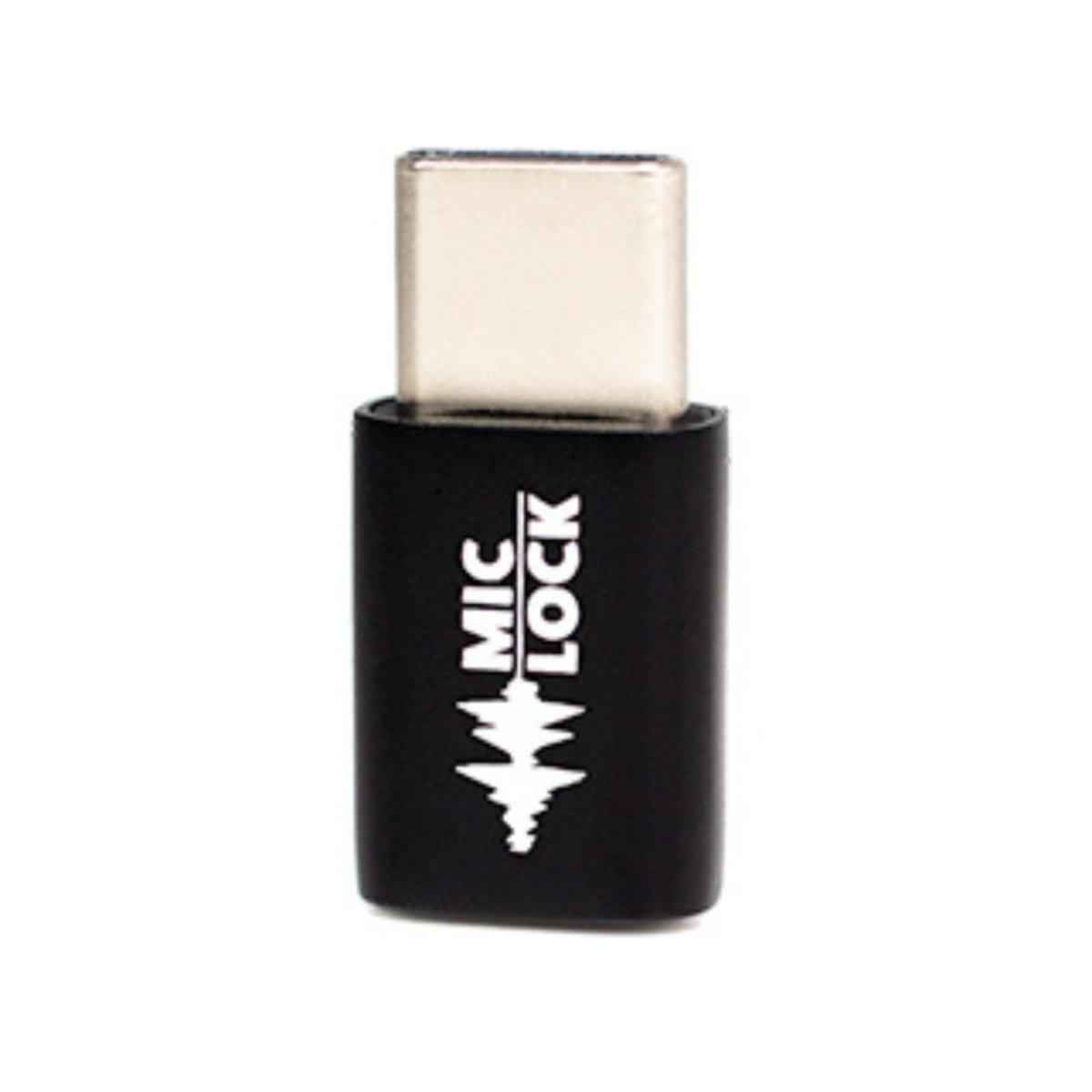 Mic-Lock USB-C Mini Single Ended Microphone Blocker Black
