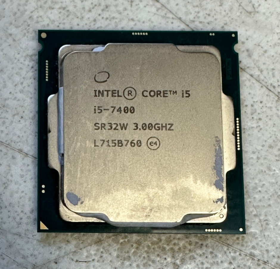 Intel Core i5-7400 CPU @ 3.00GHz