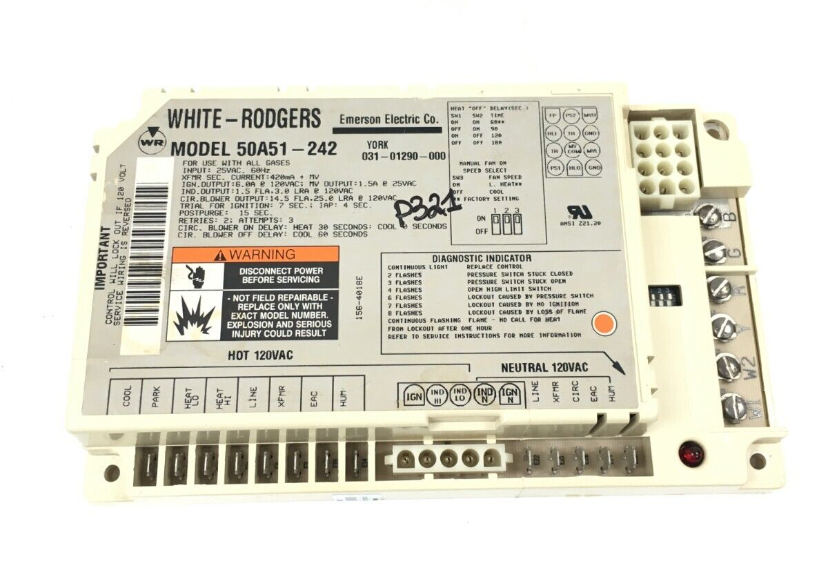 White-Rodgers 50A51-242 Furnace Ignition Control Board