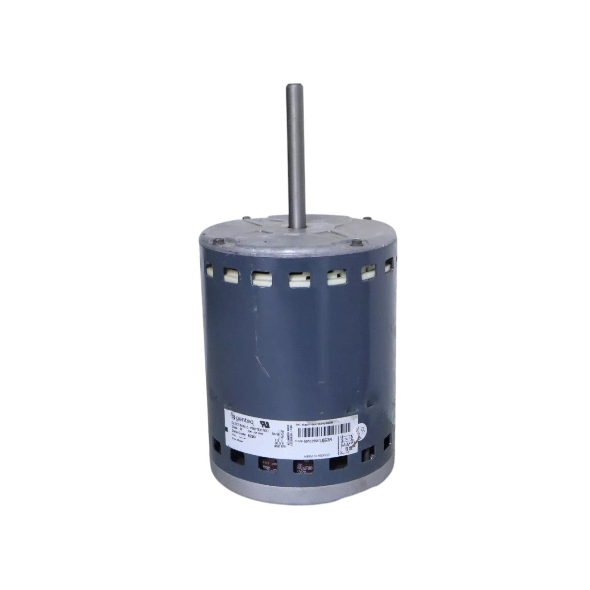 Genteq 5SME39SXL063A ECM Furnace Blower Motor 115V 1HP 1050RPM 607363-09 CCWL (Refurbed)