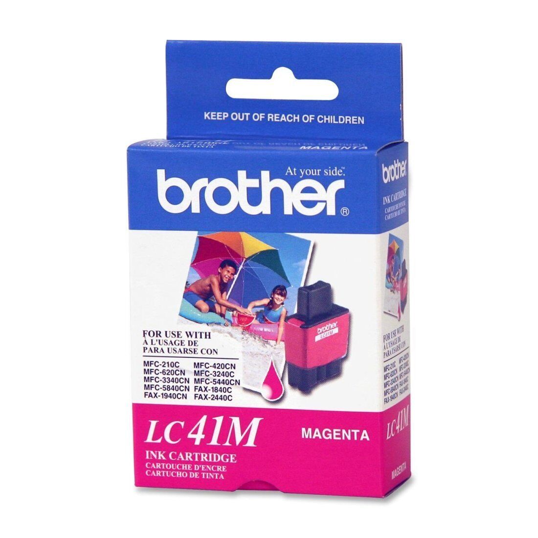 New, Pre-Owned - Brother LC41M Magenta Ink Cartridge