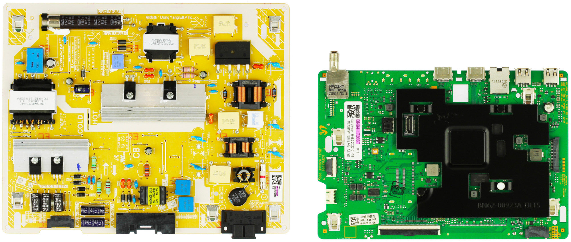 Samsung UN43AU8000FXZA Complete LED TV Repair Parts Kit (Version DA06)