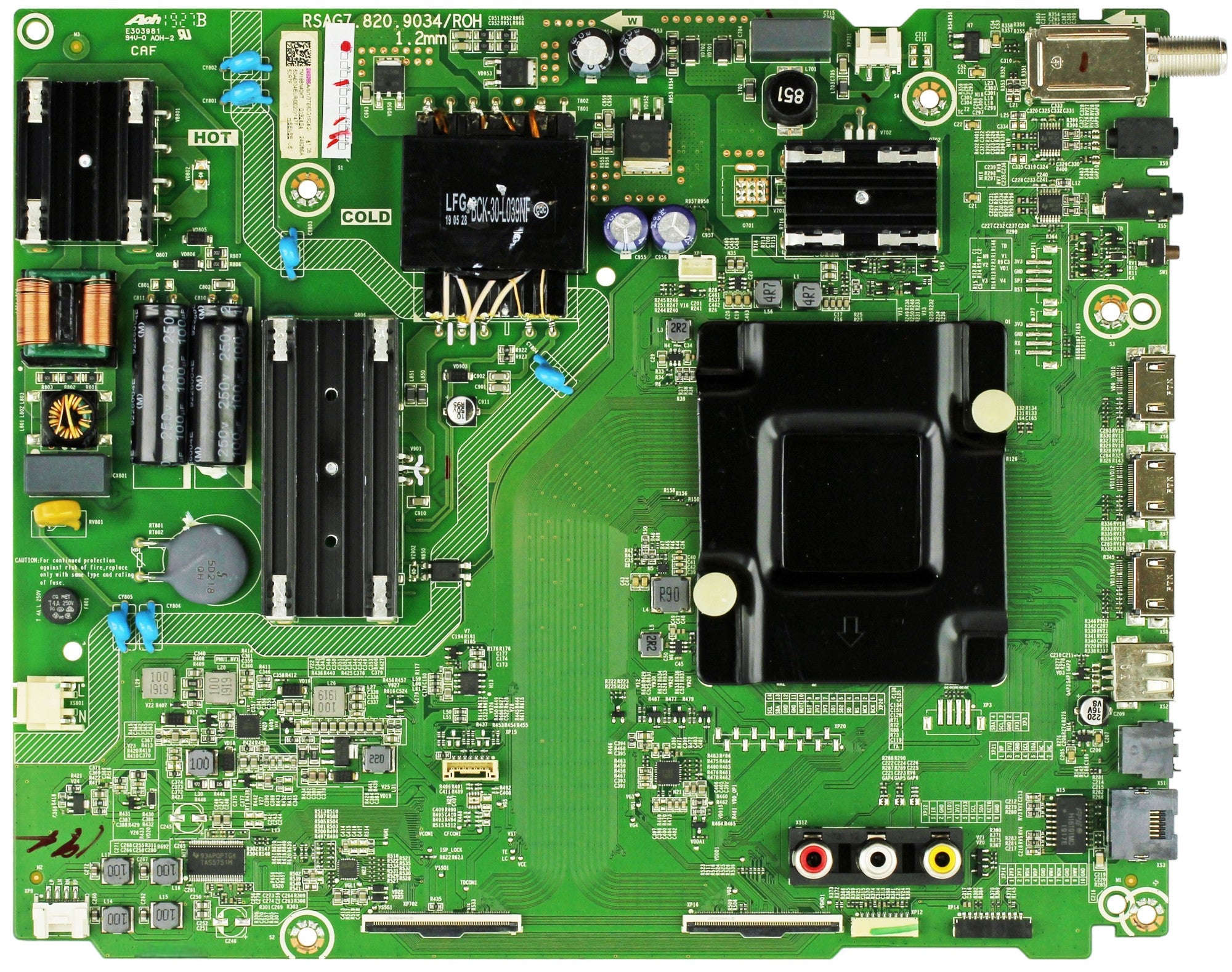 Hisense Main Board/Power Supply 248285 for 50R7F 50R6E1 (50A6104EUR)