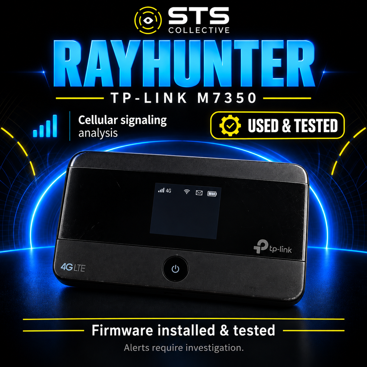 Used RayHunter IMSI Catcher Detector TP-Link M7350 Hotspot