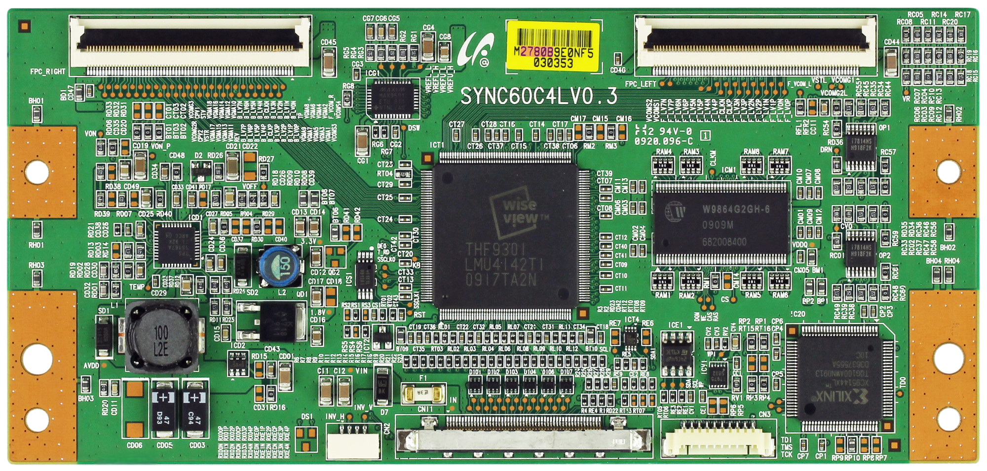 Samsung LJ94-02780B (SYNC60C4LV0.3) T-Con Board