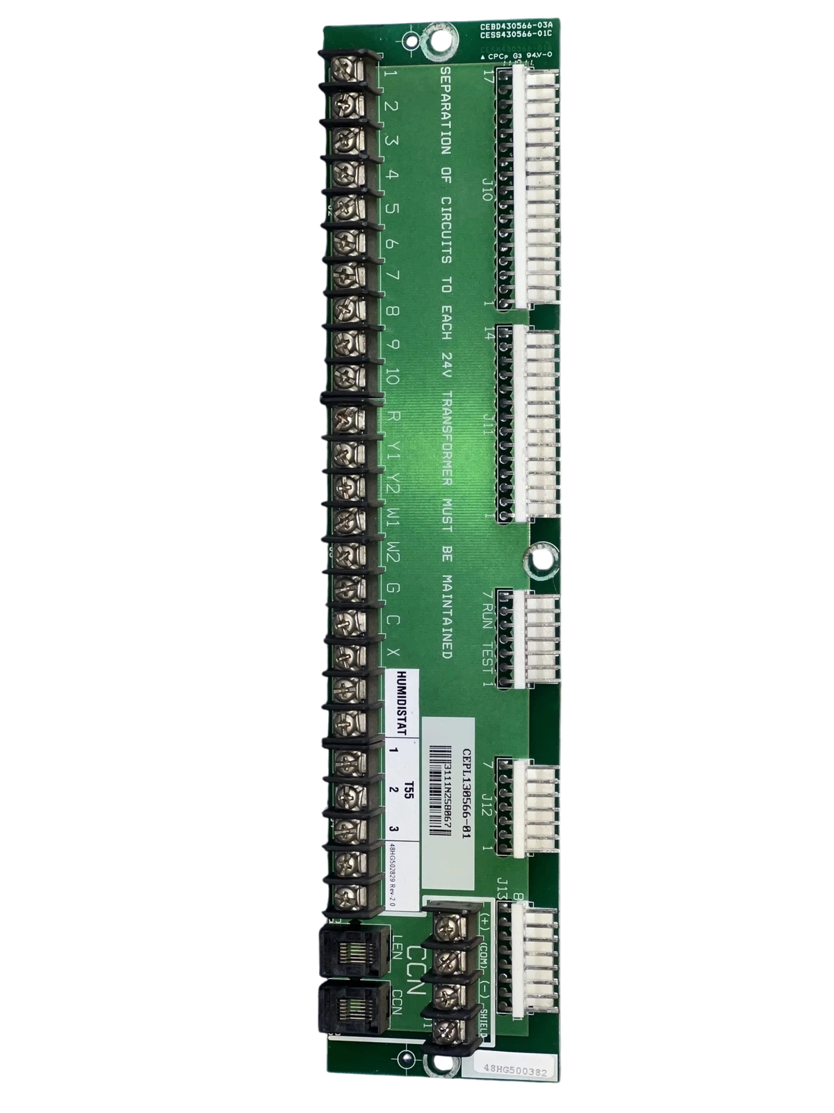 Carrier Terminal Board CEPL130566-01