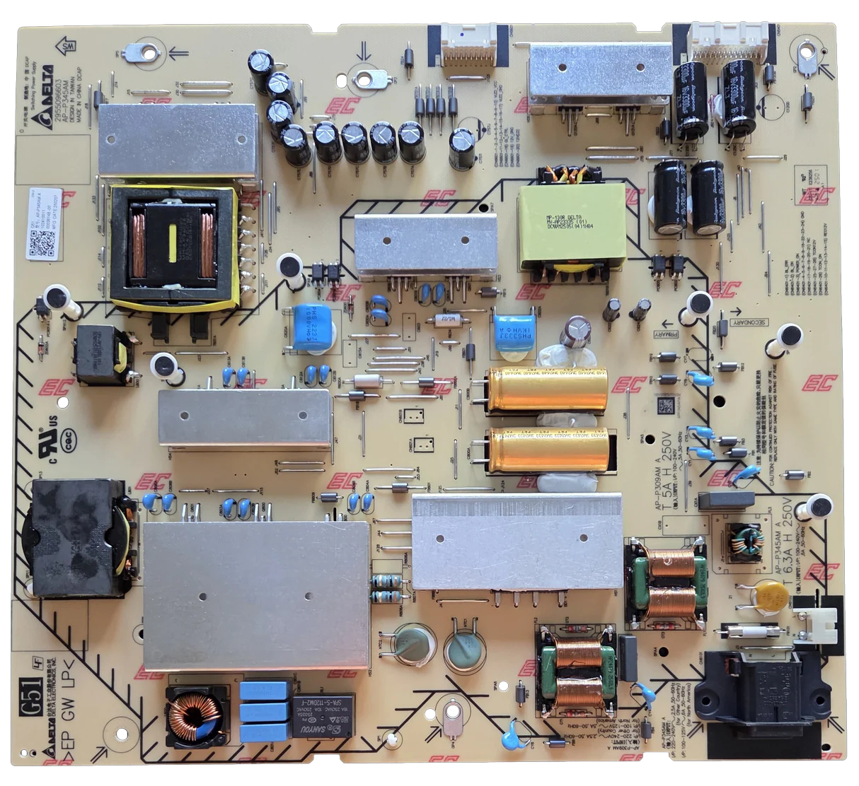 1-024-100-11 Sony Power Supply, 102410011, AP-P345AM, 2955096603, K-65XR50, K65XR50, K65XR50C
