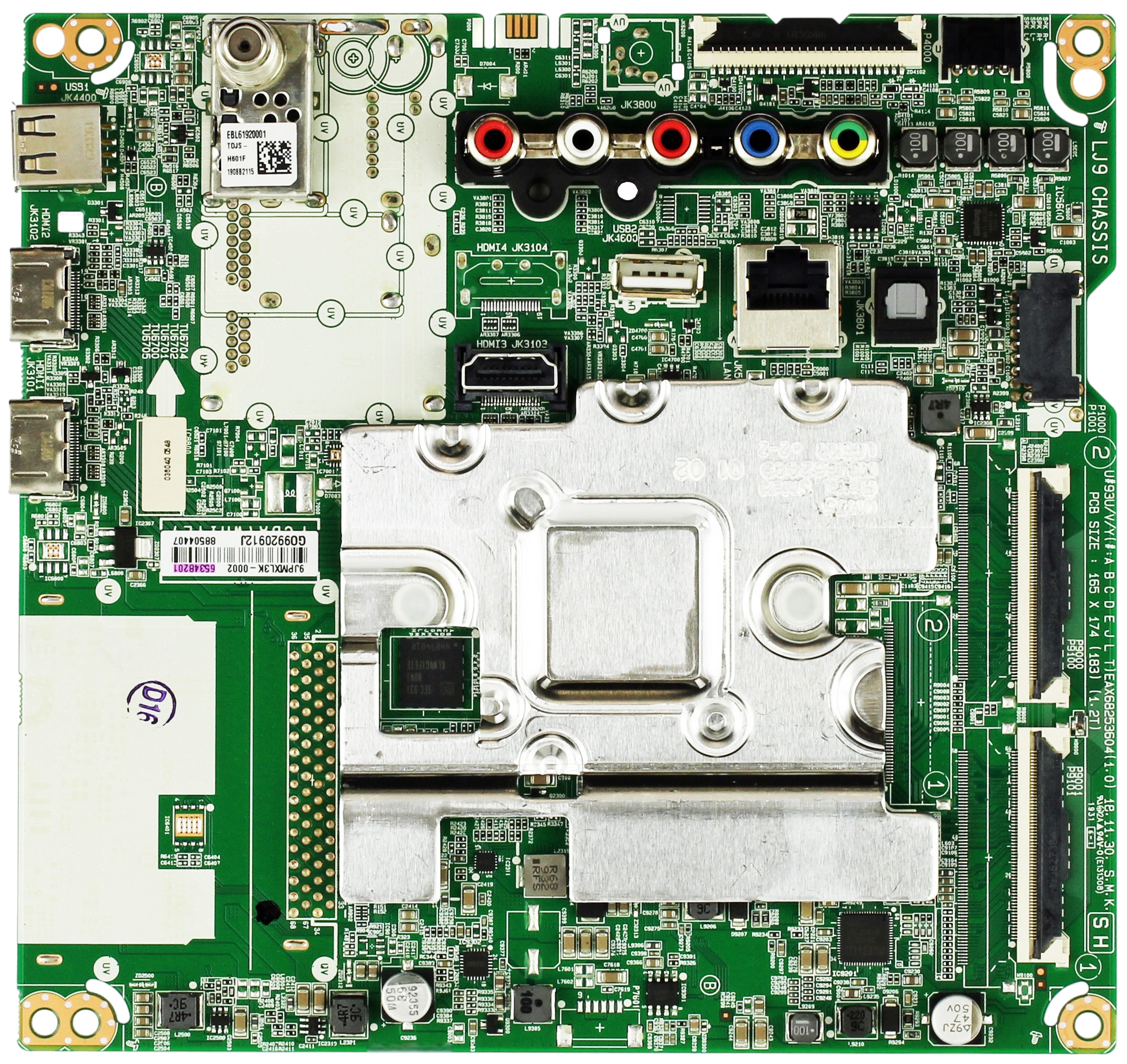 EBU65348201 LG Main Board, 88504407, EAX68253604(1.0), 49UM6900PUA