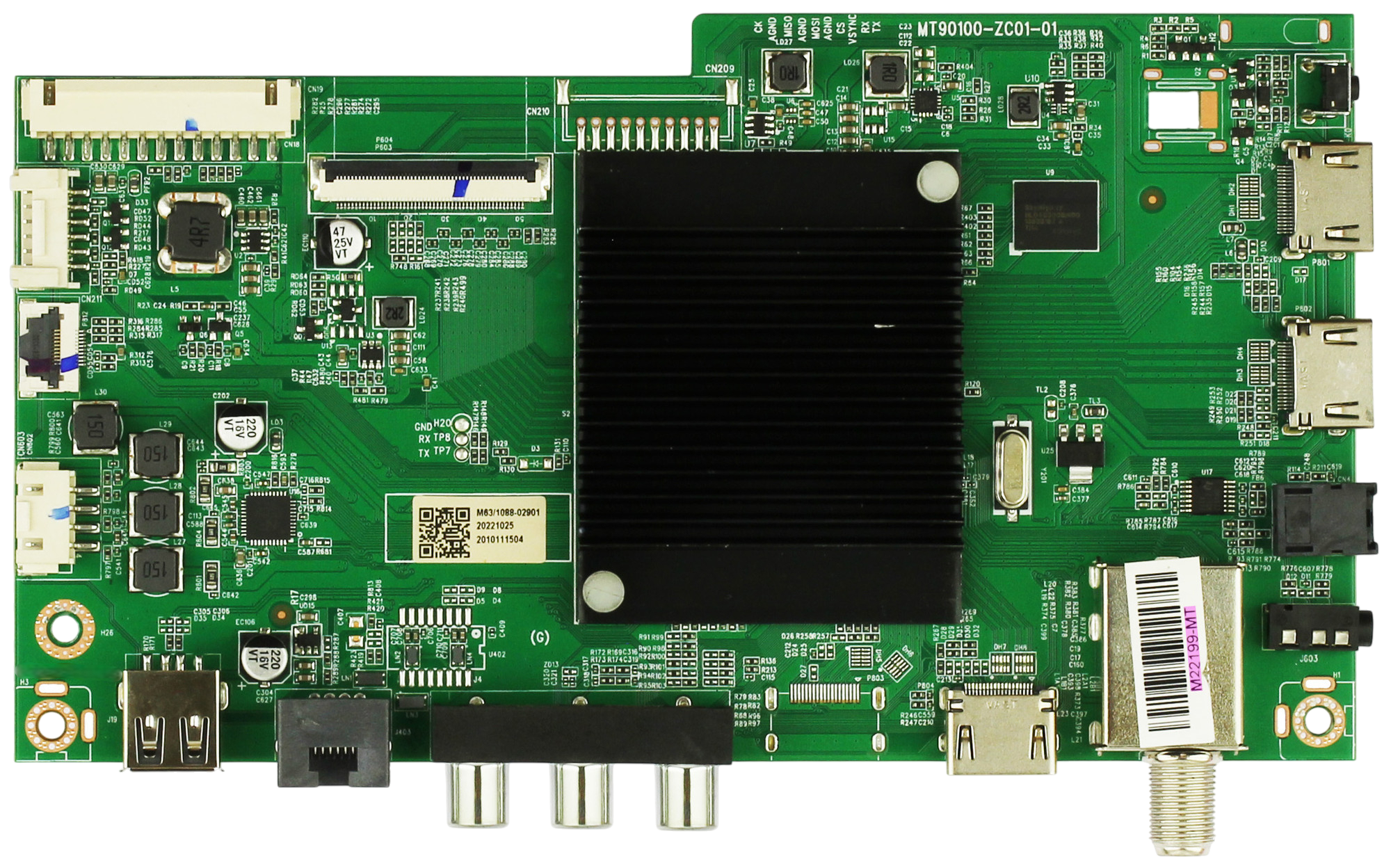 M23105-MT Onn Main Board, MT90100-ZC01-01, 515C90100M63, 100012585