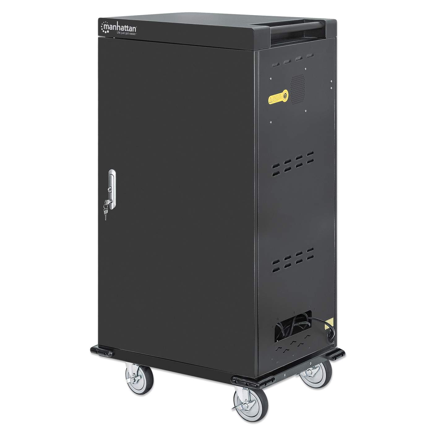 1600 W Charging Cart with 48 USB-A Ports and 48 AC Outlets