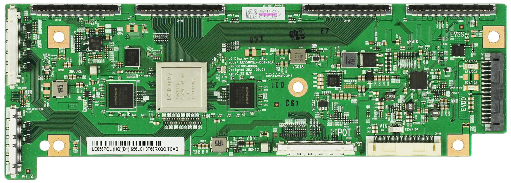 6871L-6894C LG T-Con Board, 6870C-09088, LE650PQL, OLED65C2PUA, OLED65C3PUA