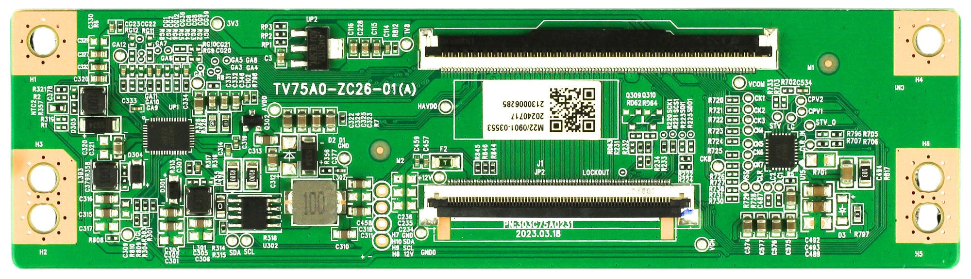 Onn 513C75A0M22 T-Con Board