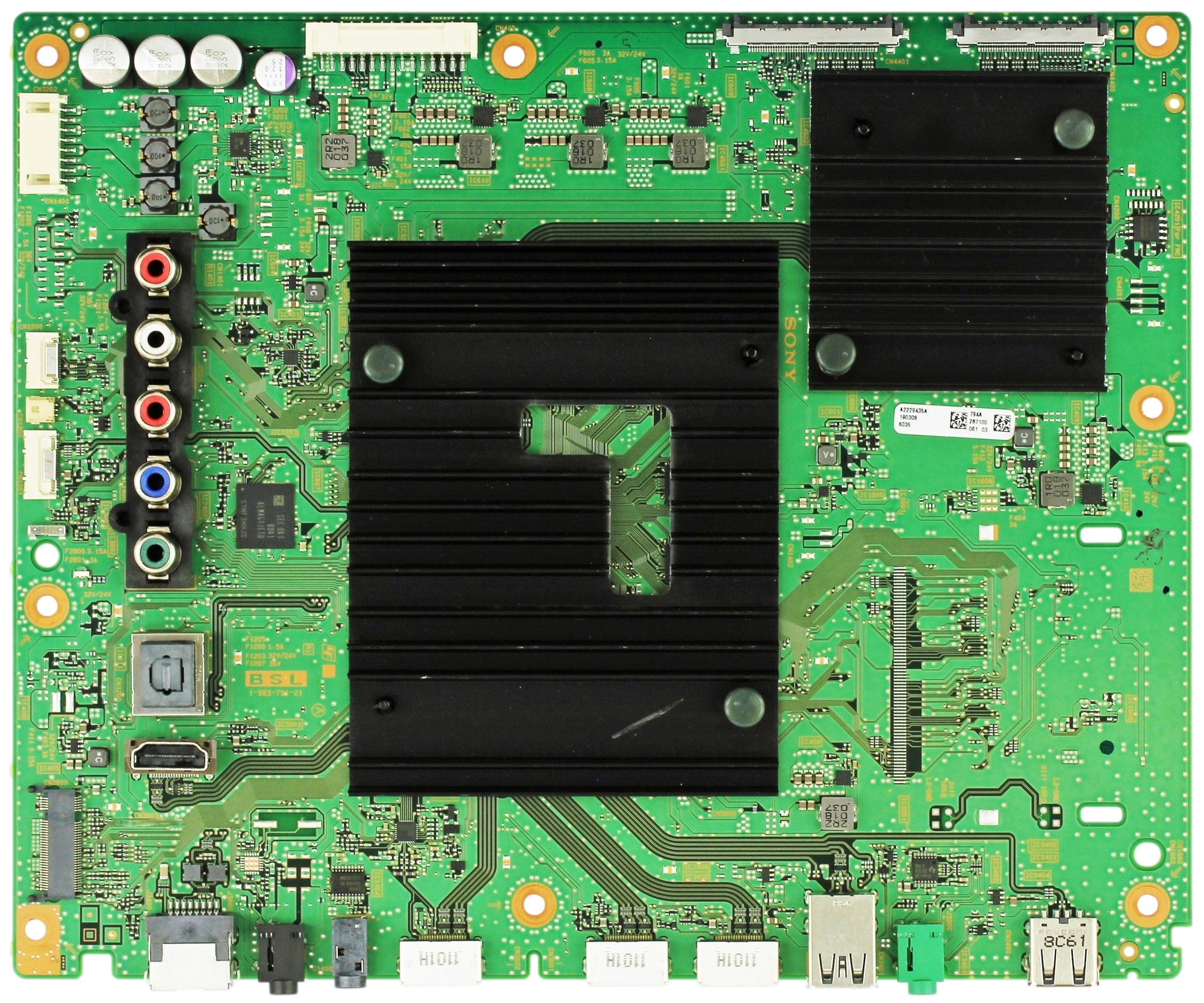A-2229-449-A Sony Main Board, 1-983-794-22, BSL, A2229435B, XBR-65X850G, XBR-75X850G, XBR-55X850G