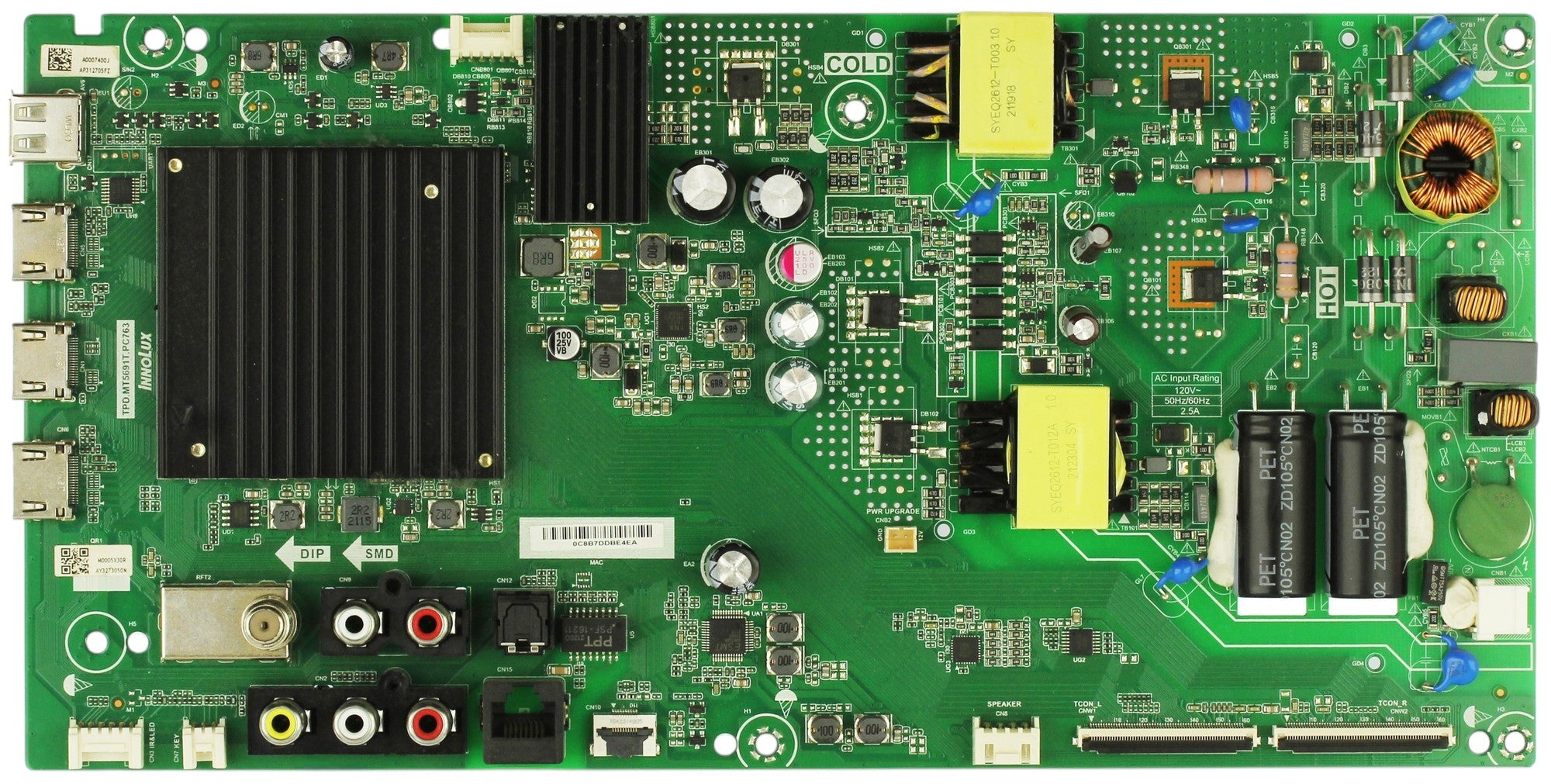 Vizio 6M03A0007400J Main Board/Power Supply V505-J09