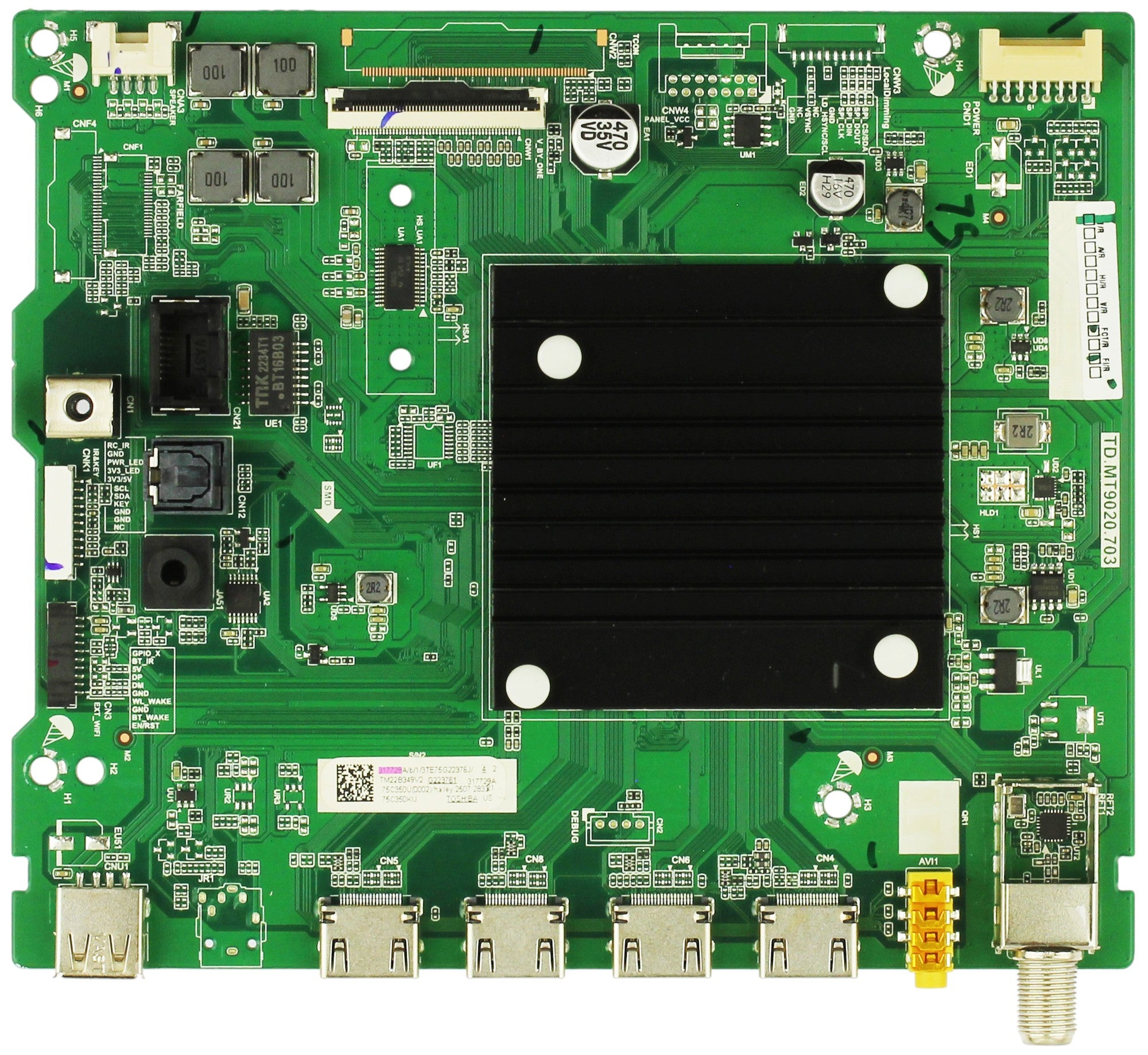 Toshiba Main Board 317728 317729 for 75C350KU