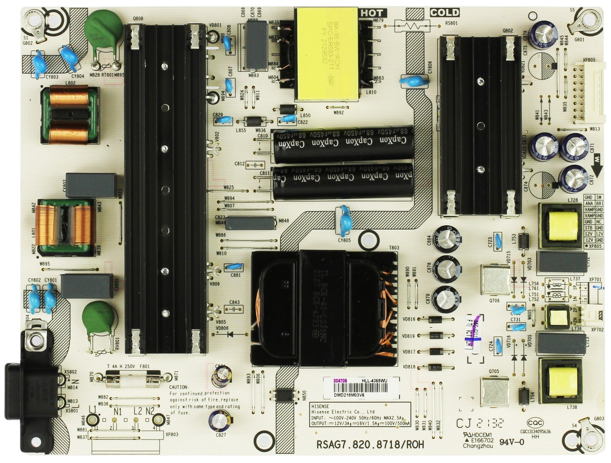 Hisense 304706 Power Supply / LED Driver Board