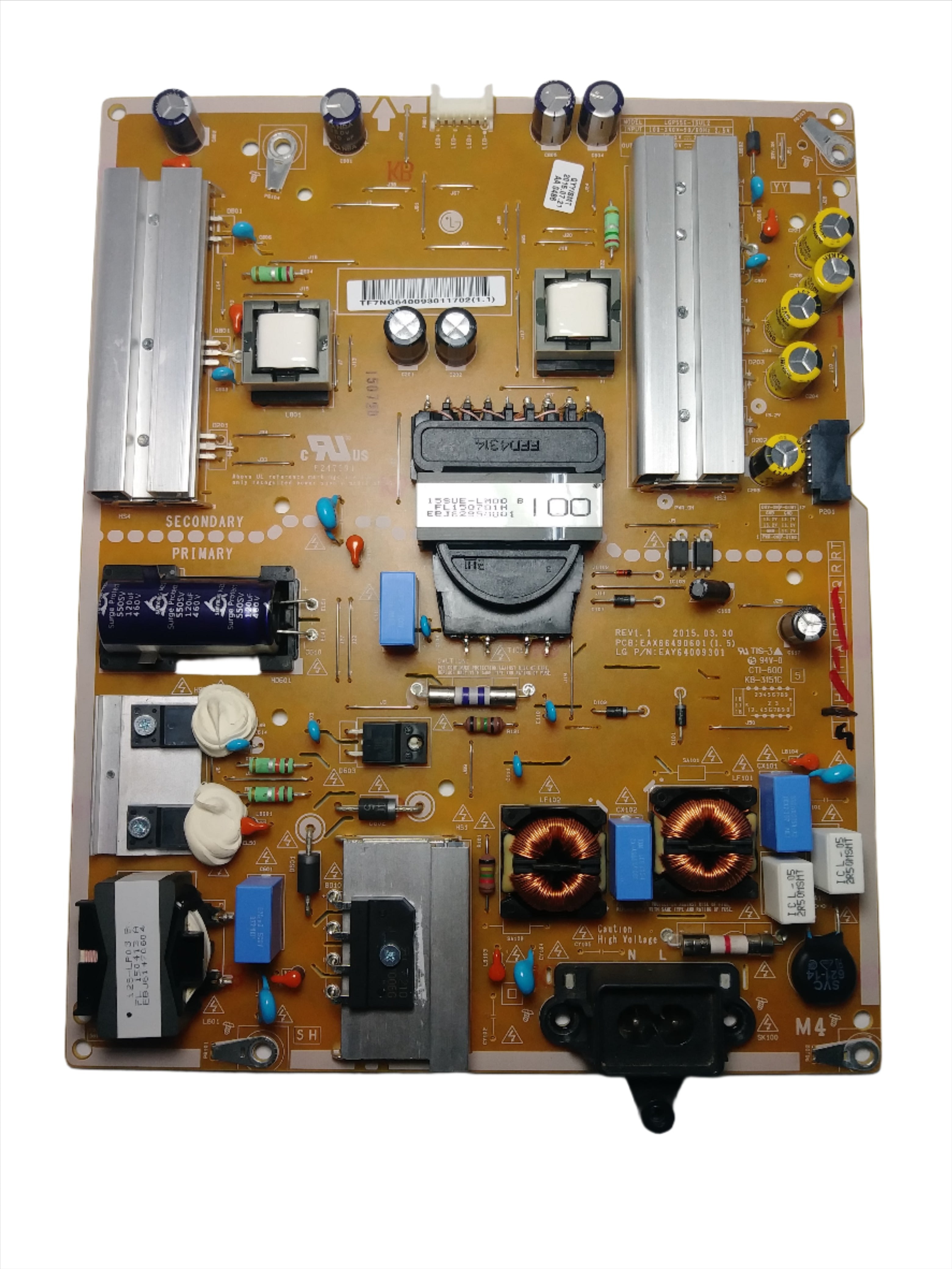 LG EAY64009301 Power Supply / LED Driver Board