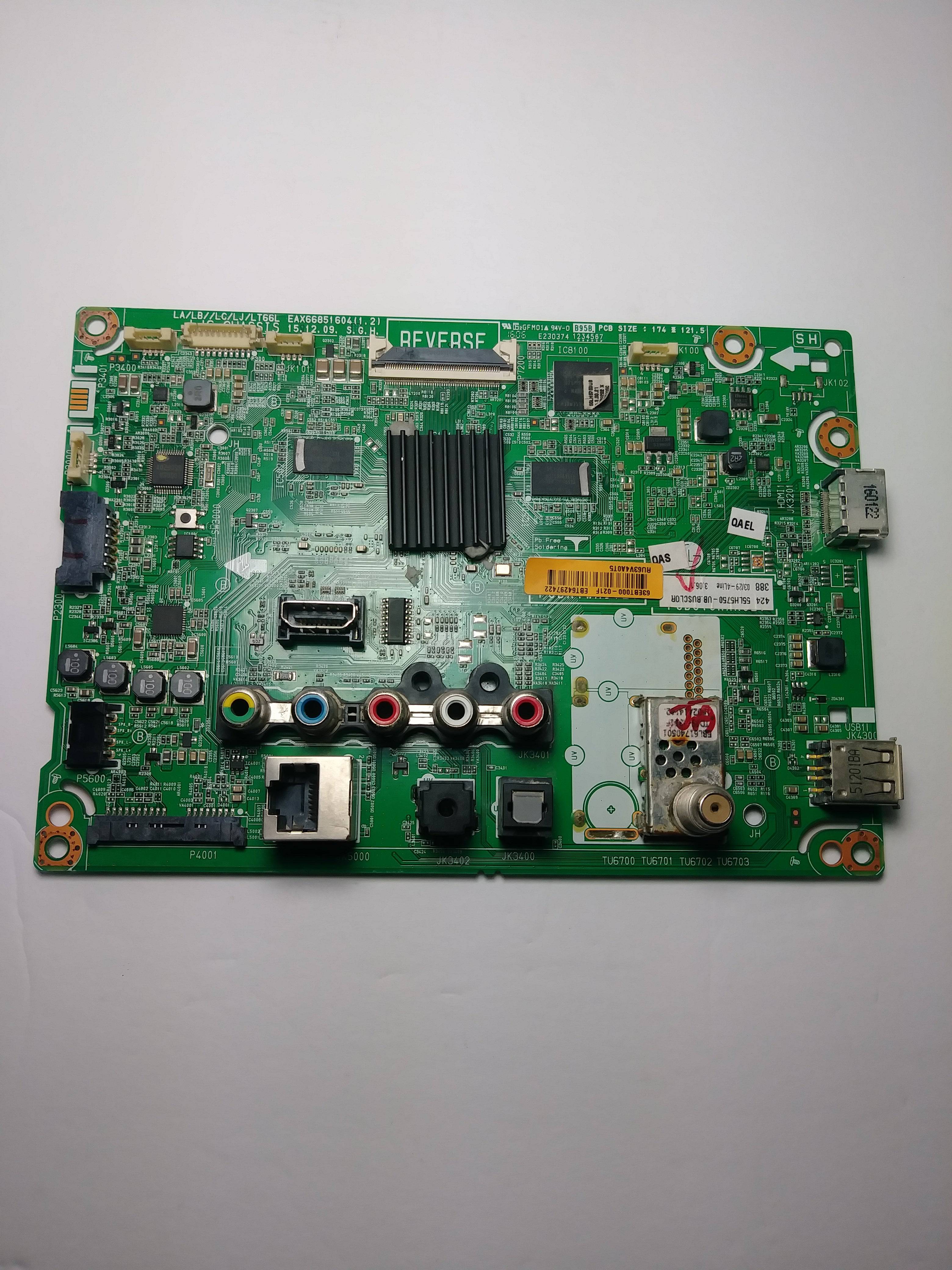 LG EBT64297422 Main Board for 55LH5750-UB.BUSCLOR