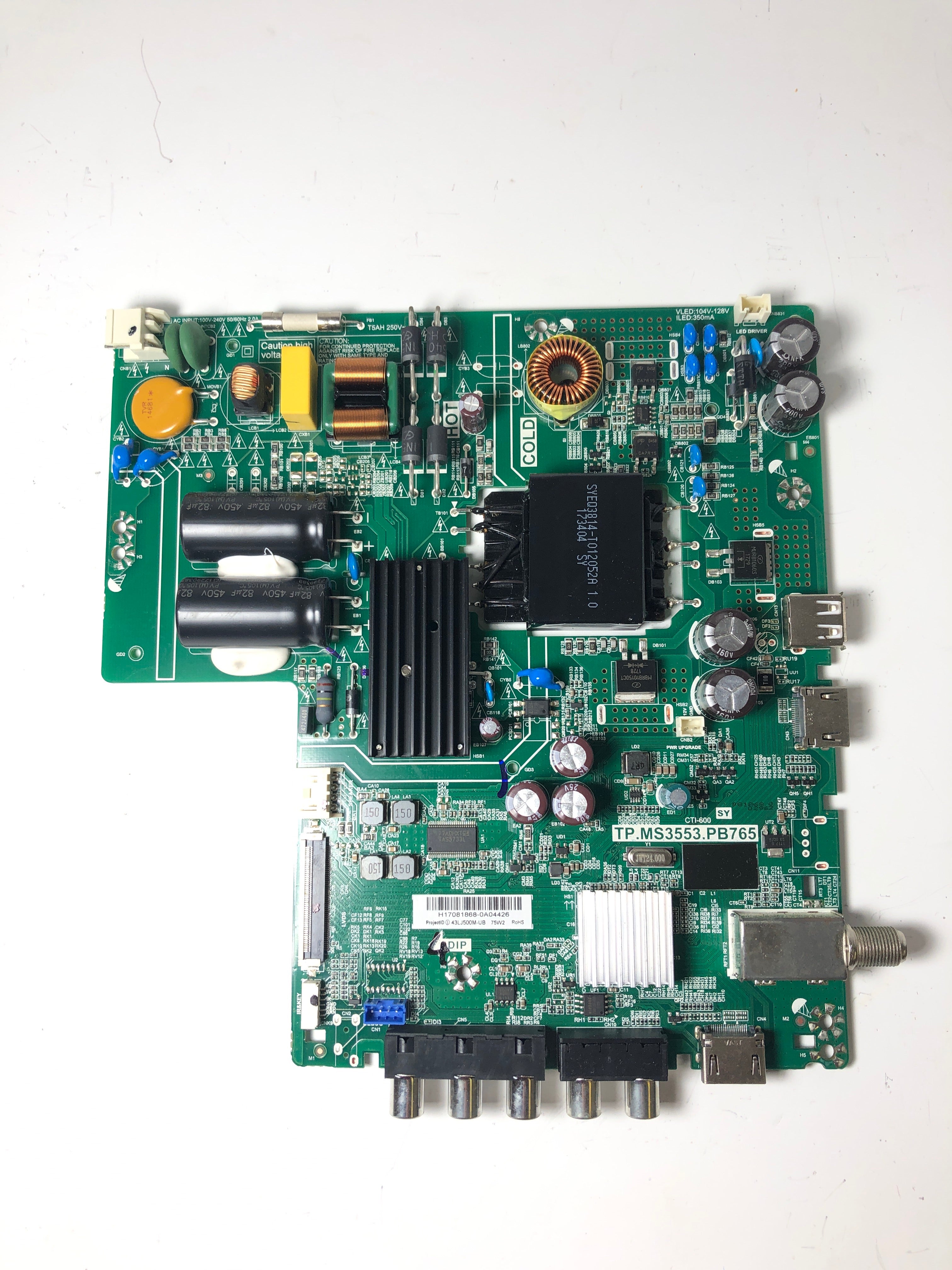 LG 3200284057 Main Board/Power Supply Board for 43LJ5000-UB.CUSFLH