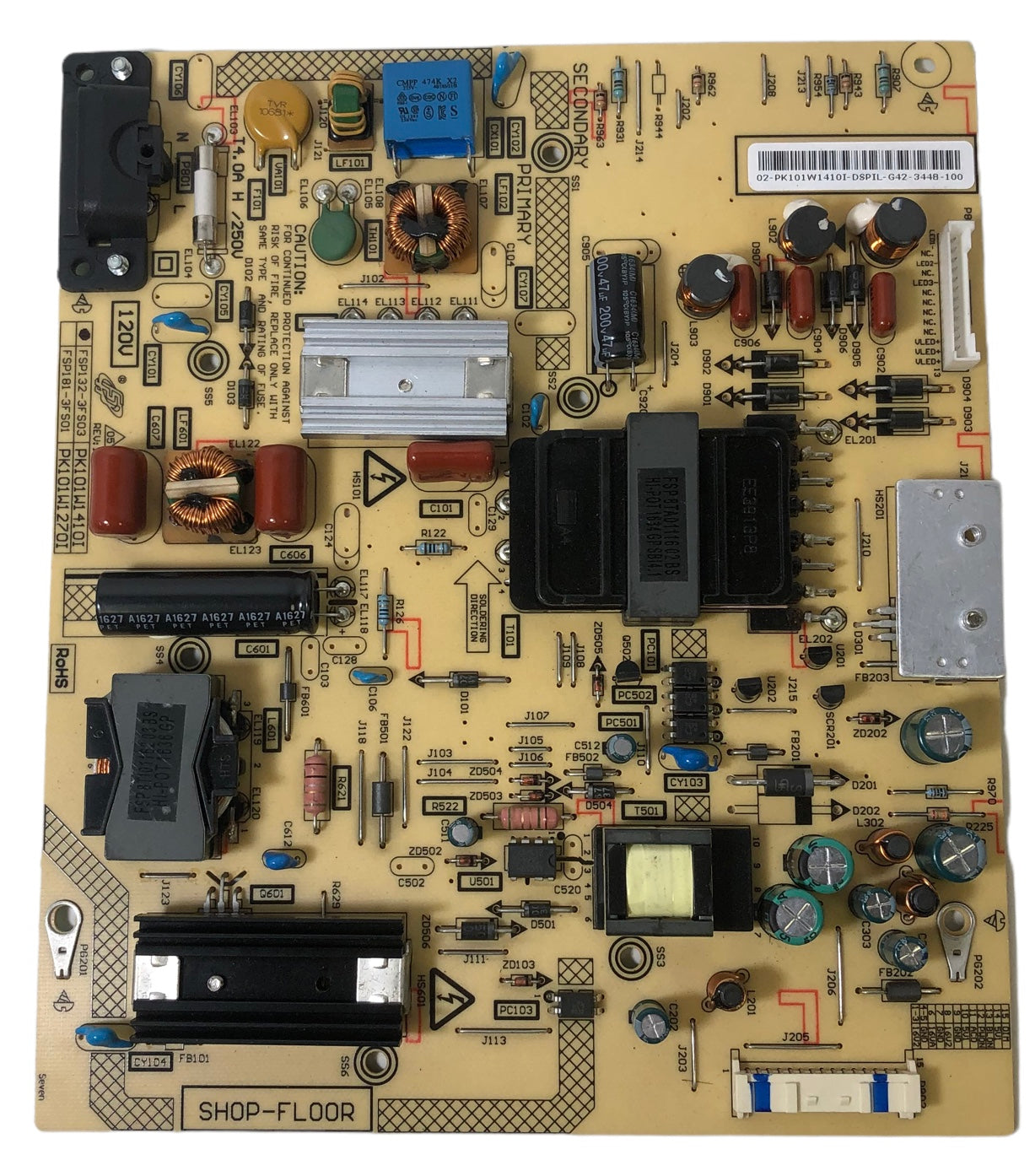 Toshiba PK101W1410I Power Supply / LED Board