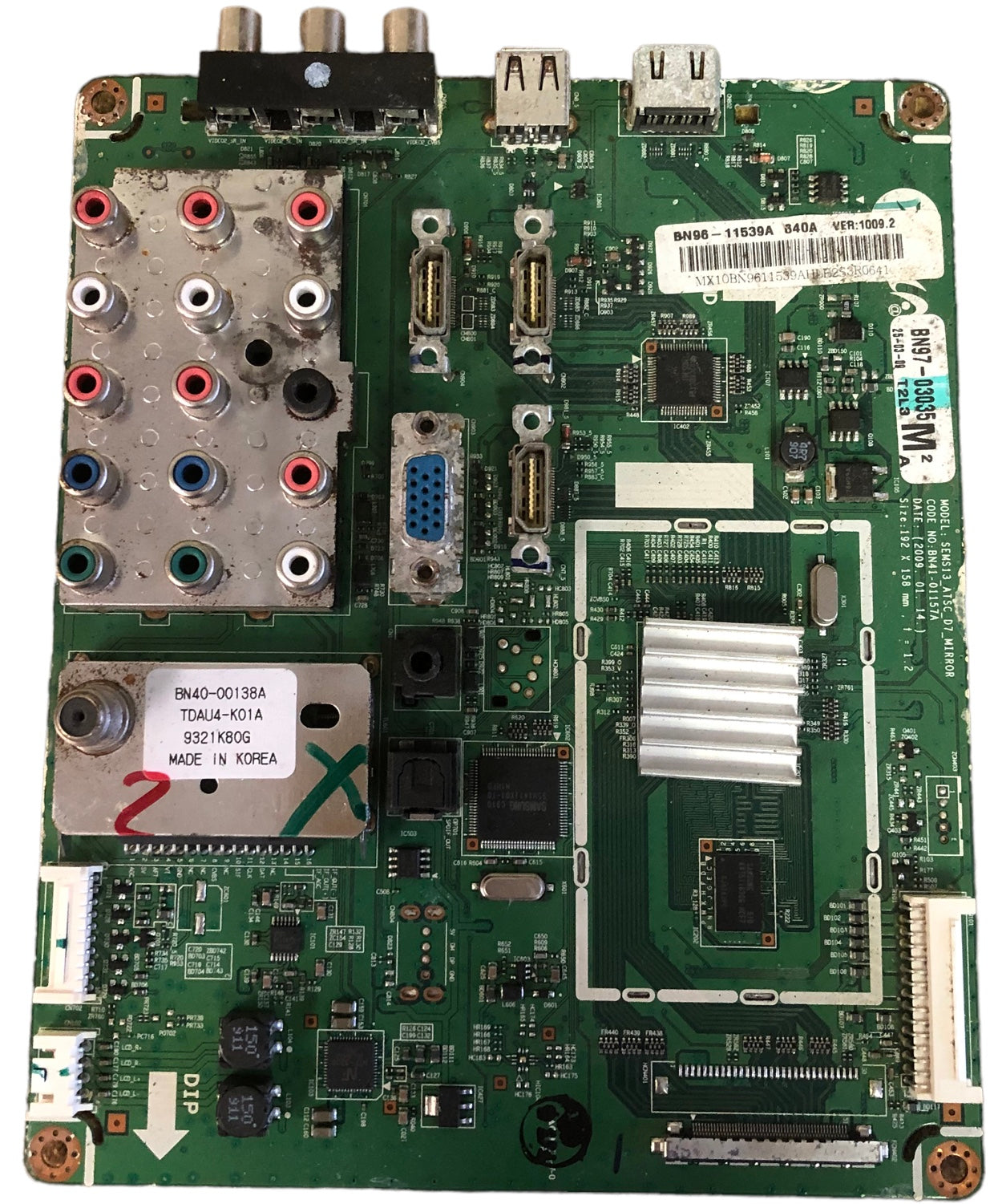 Samsung BN96-11539A Main Board for LN32B550K1FXZA