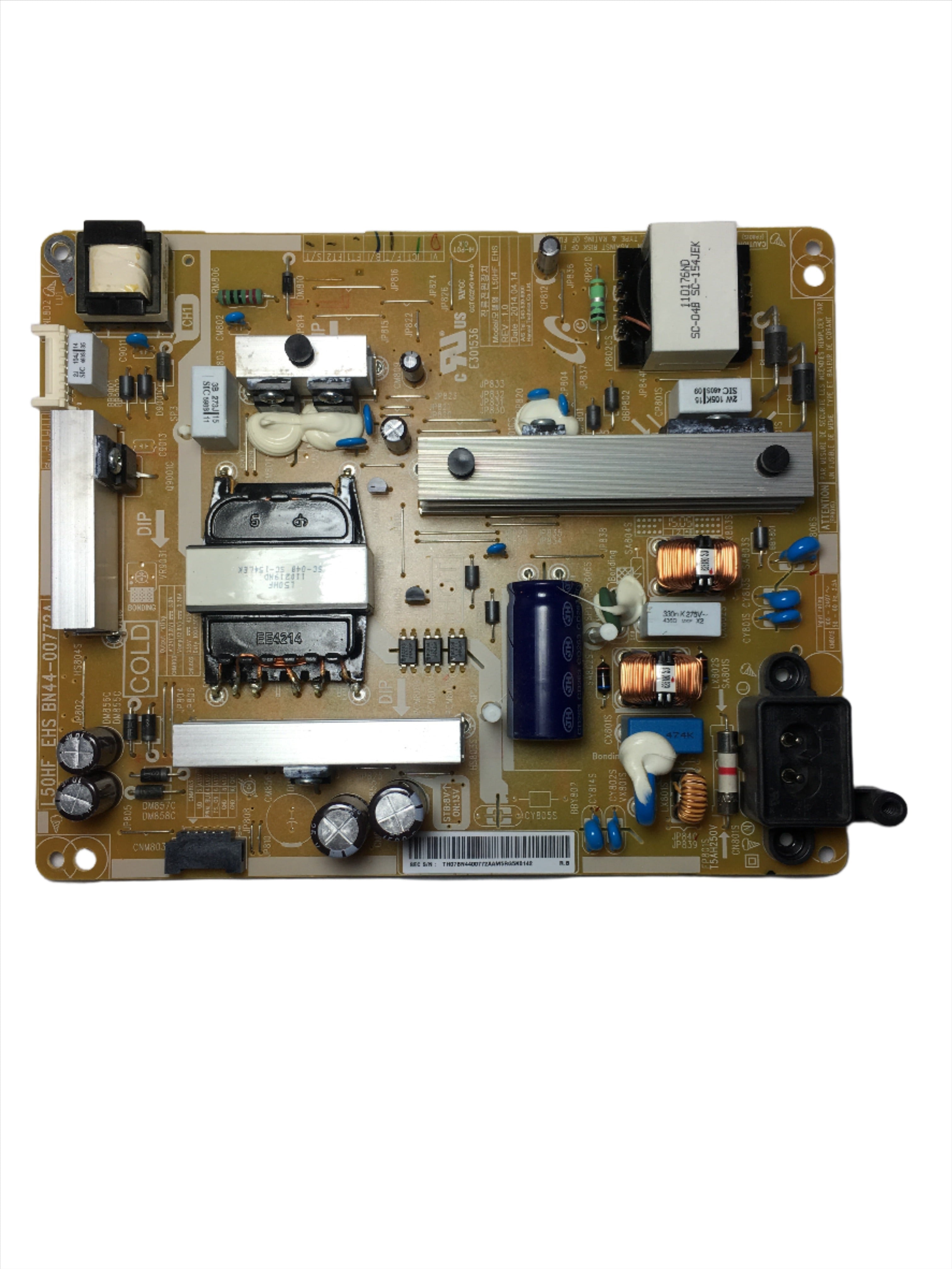 Samsung BN44-00772A Power Supply / LED Board