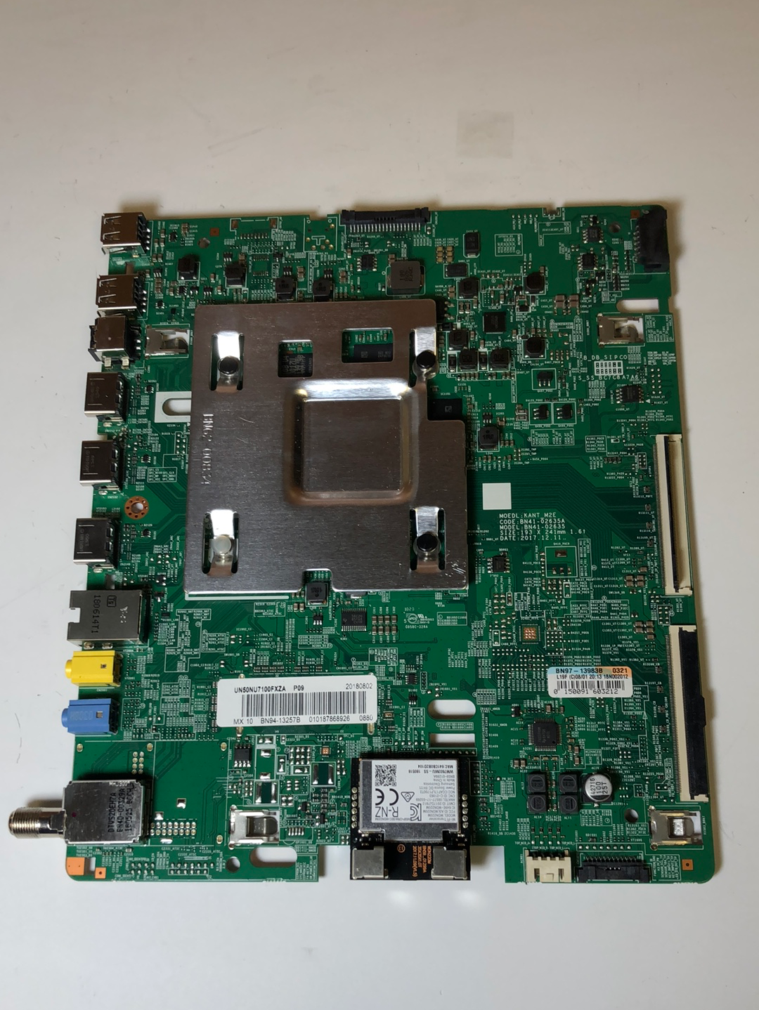 Samsung BN94-13257B Main Board for UN50NU7100FXZA (Version DD08)