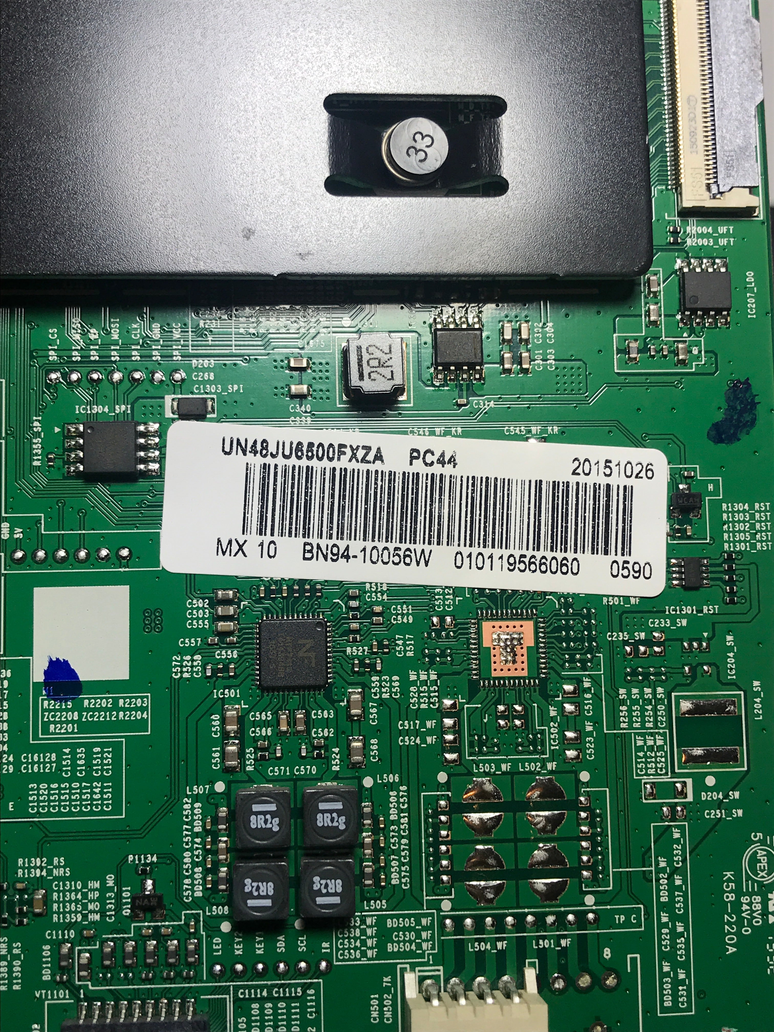 Samsung BN94-10056W Main Board for UN48JU6500FXZA (Version TH01)