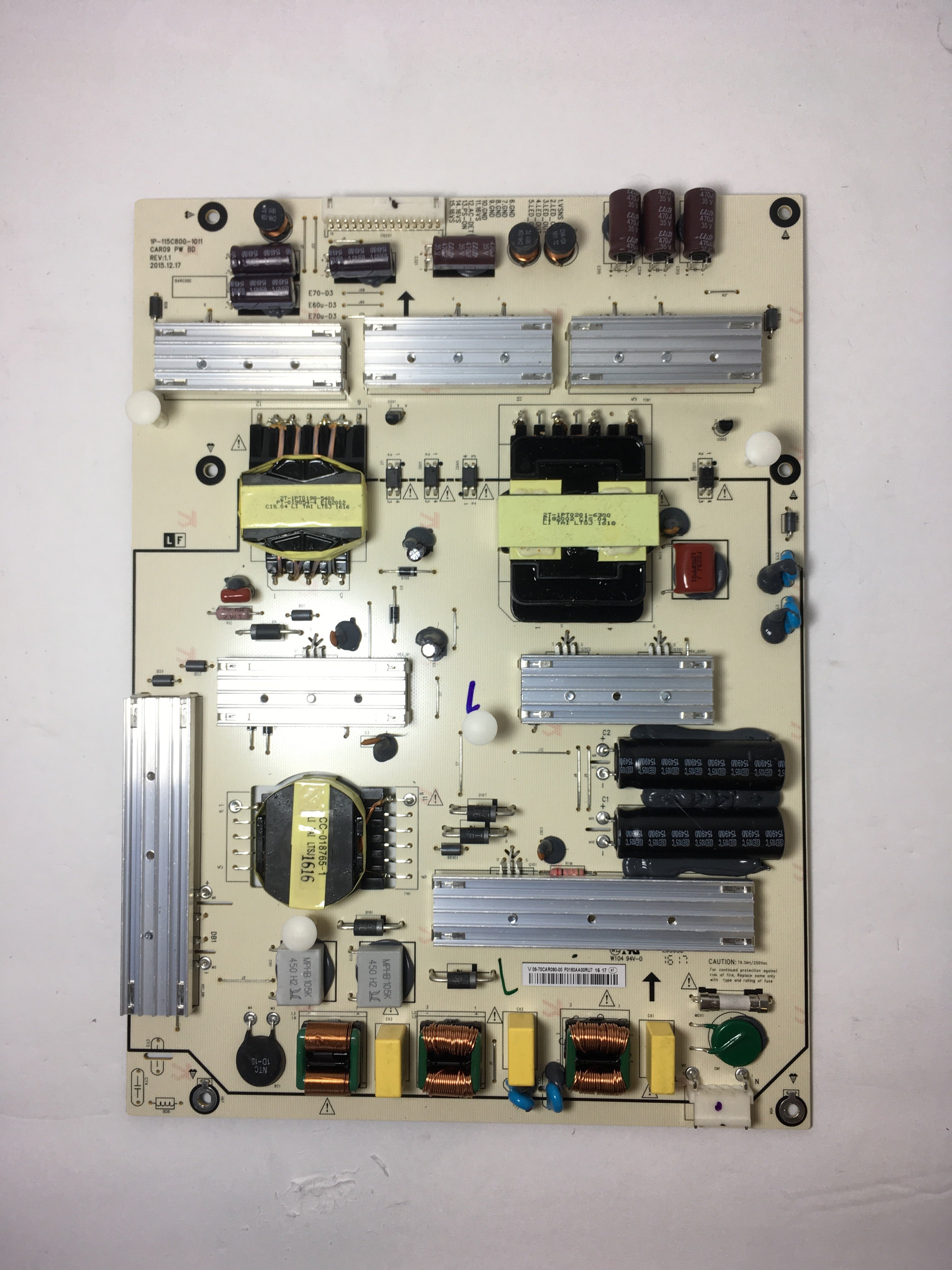 Vizio 09-70CAR090-00 Power Supply / LED Board