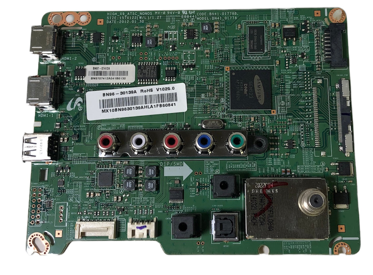 Samsung BN96-30139A Main Board for UN50EH5000FXZA (Version IJ06)