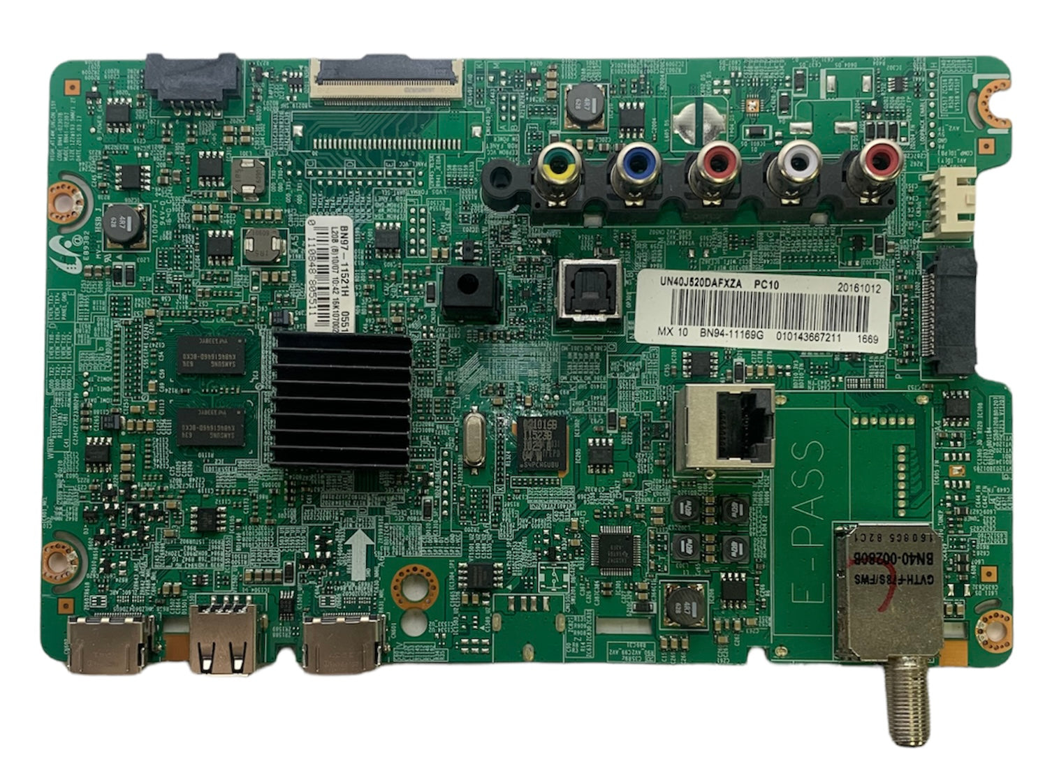 Samsung BN94-11169G Main Board for UN40J520DAFXZA (Version DA04)