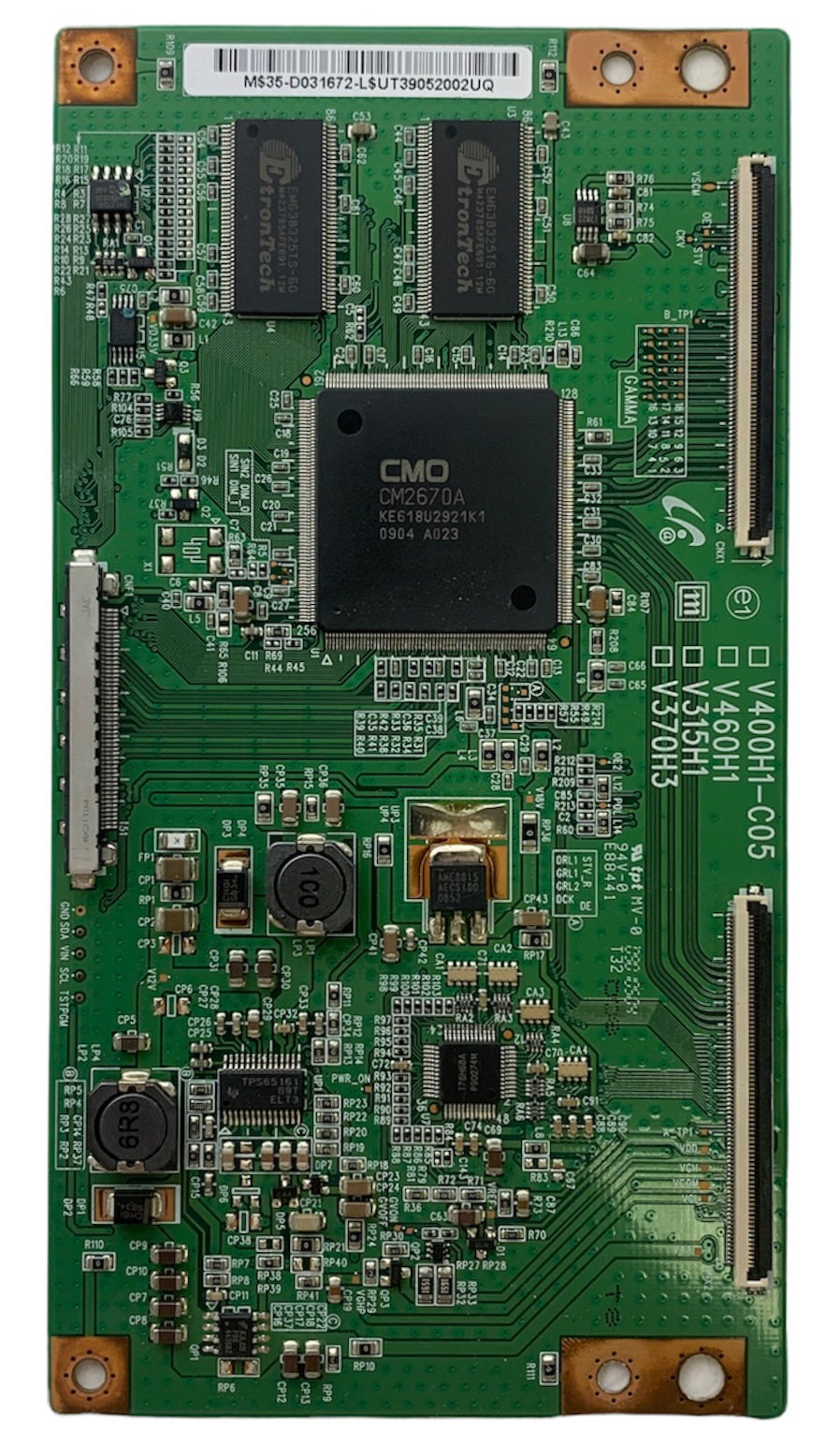 CMO 35-D031672 (V400H1-C05, V460H1, V315H1, V370H3) T-Con Board
