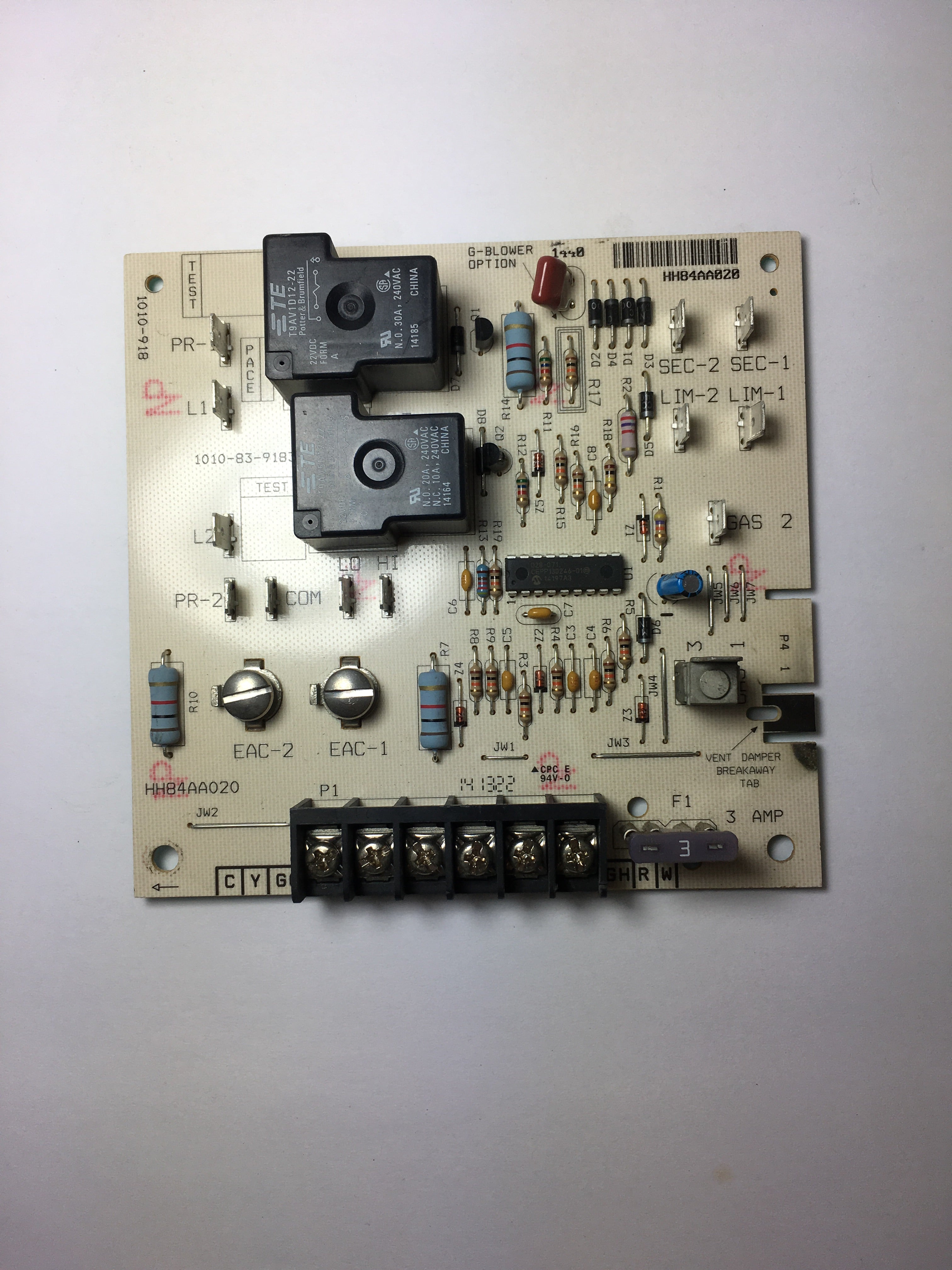 Carrier Bryant HH84AA020 Control Board