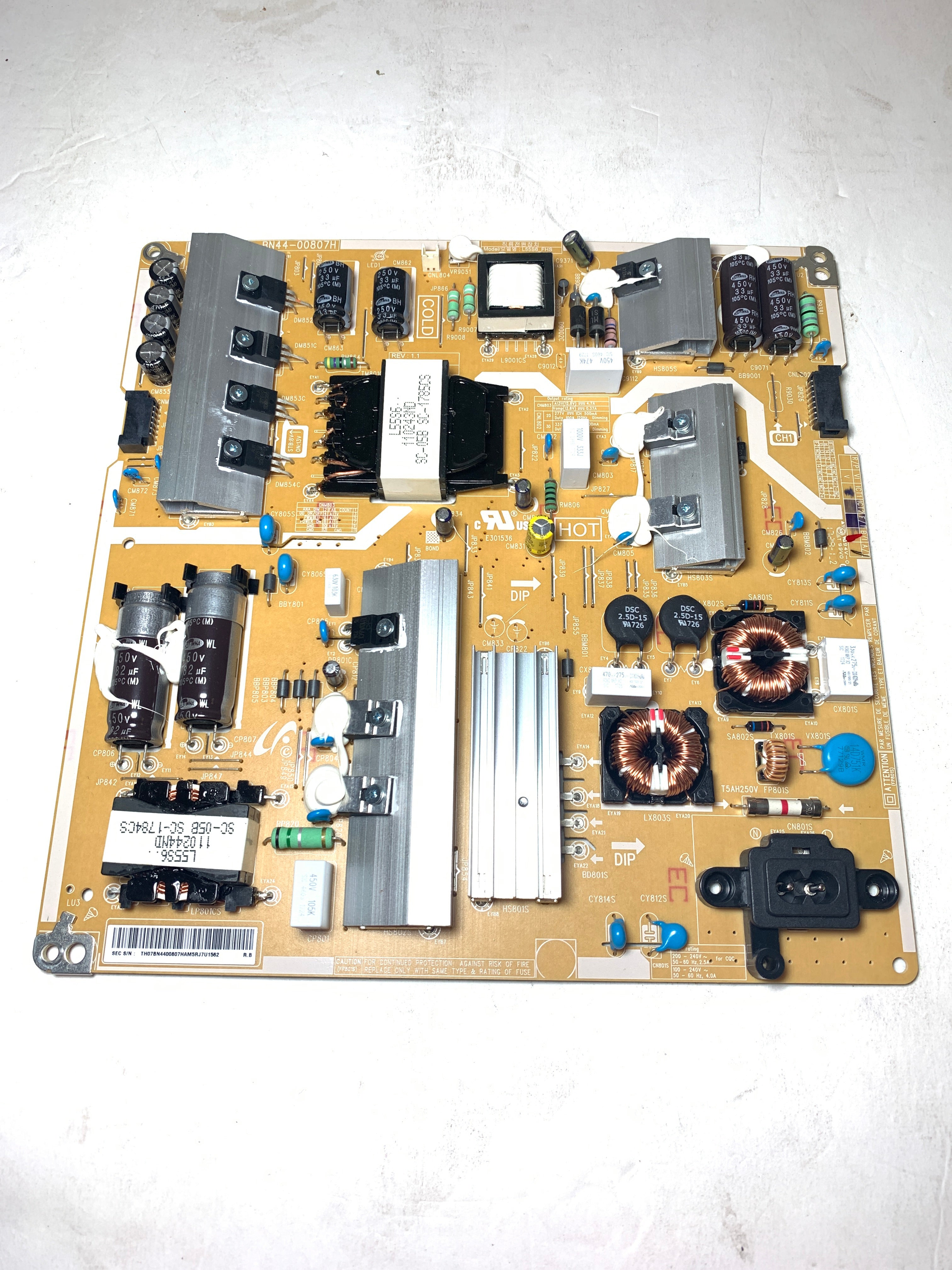 Samsung BN44-00807H Power Supply / LED Board