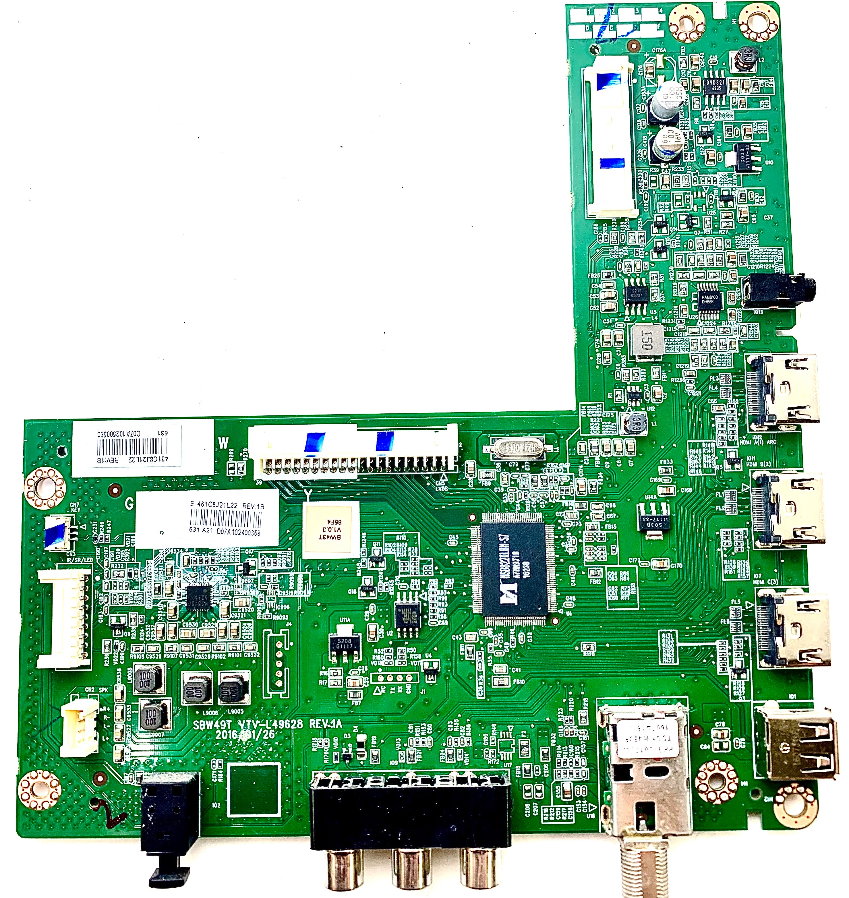 Toshiba 461C8J21L22 (431C8J21L22) Main Board for 43L420U