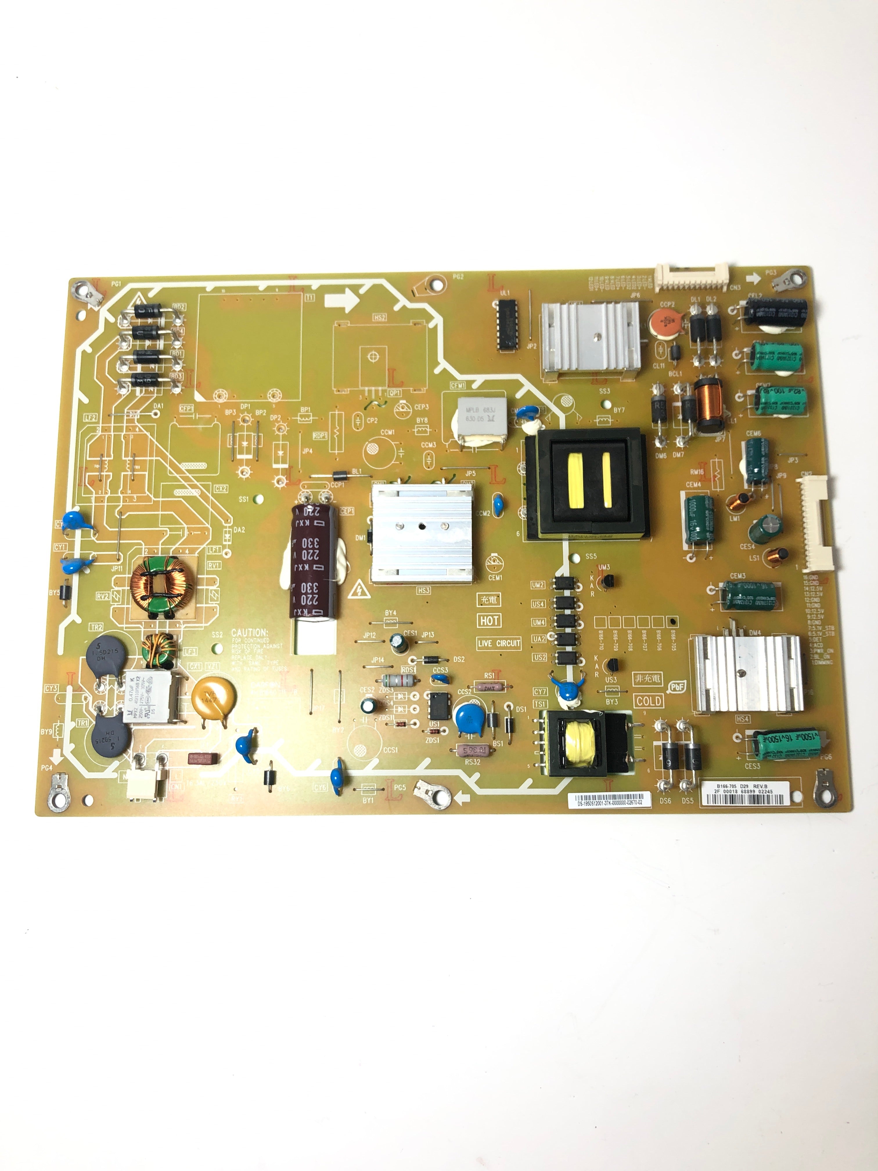 Insignia 19.50S12.001 Power Supply / LED Board