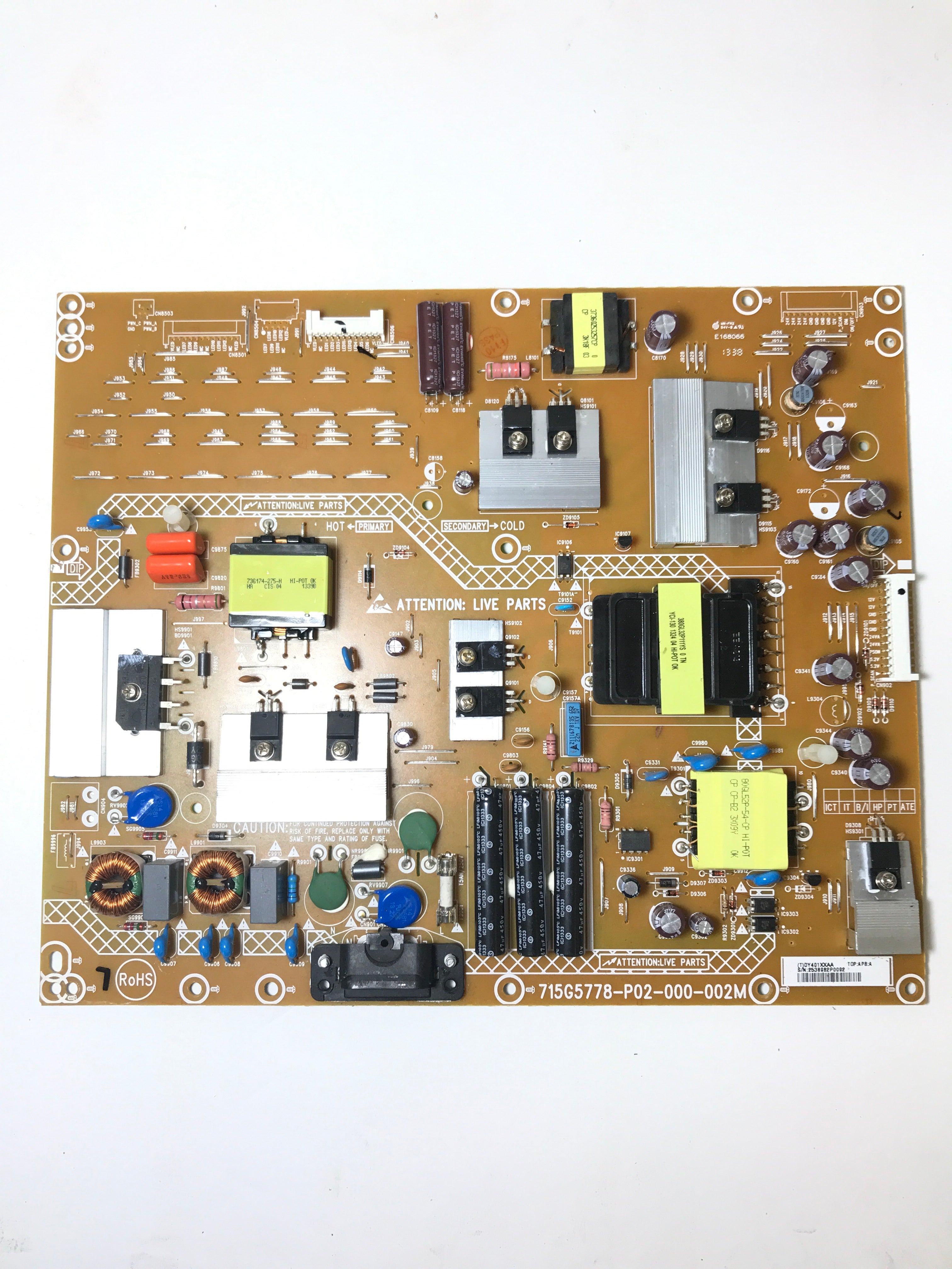 Sharp PLTVDY401XXAA Power Supply / LED Board