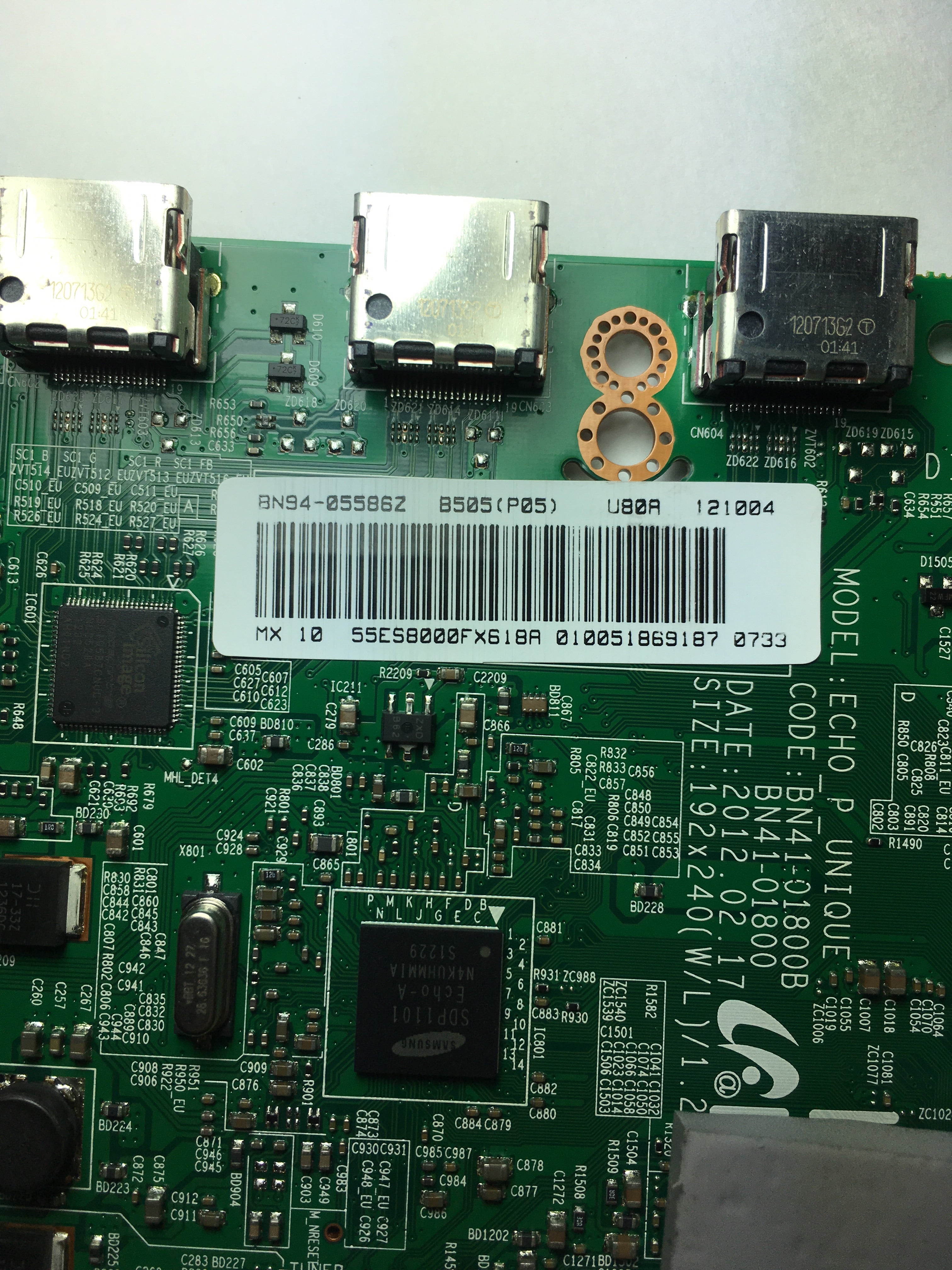 Samsung BN94-05586Z Main Board for UN55ES8000FXZA