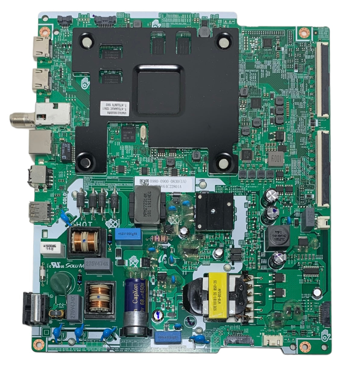 Samsung BN81-17875A (0980-0900-0830) Main Board/Power Supply for UN43NU6900FXZA (Version RZ03)