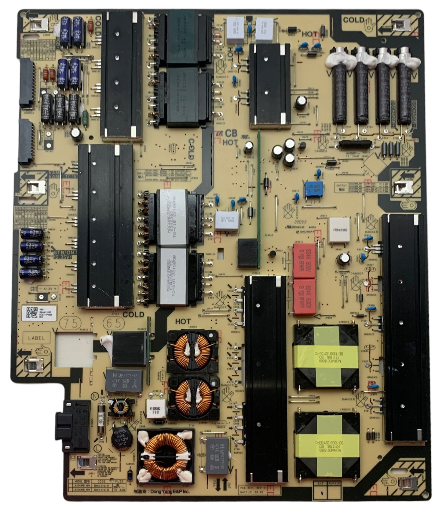 Samsung BN44-01115F Power Supply / LED Board for QN65QN9DAAFXZA