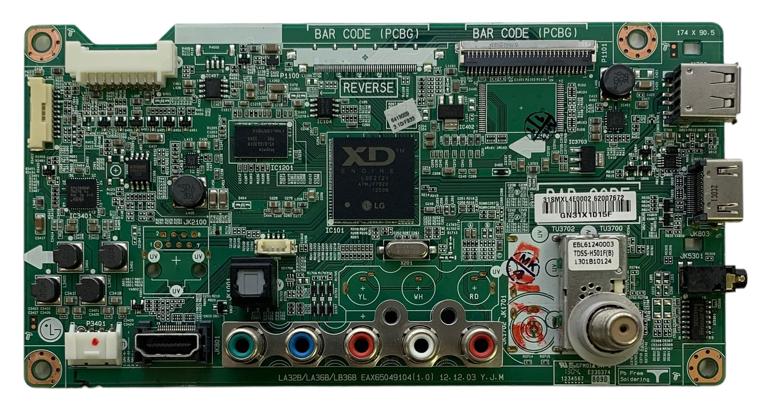LG EBR75172695 Main Board for 32LN530B-UA Version 2