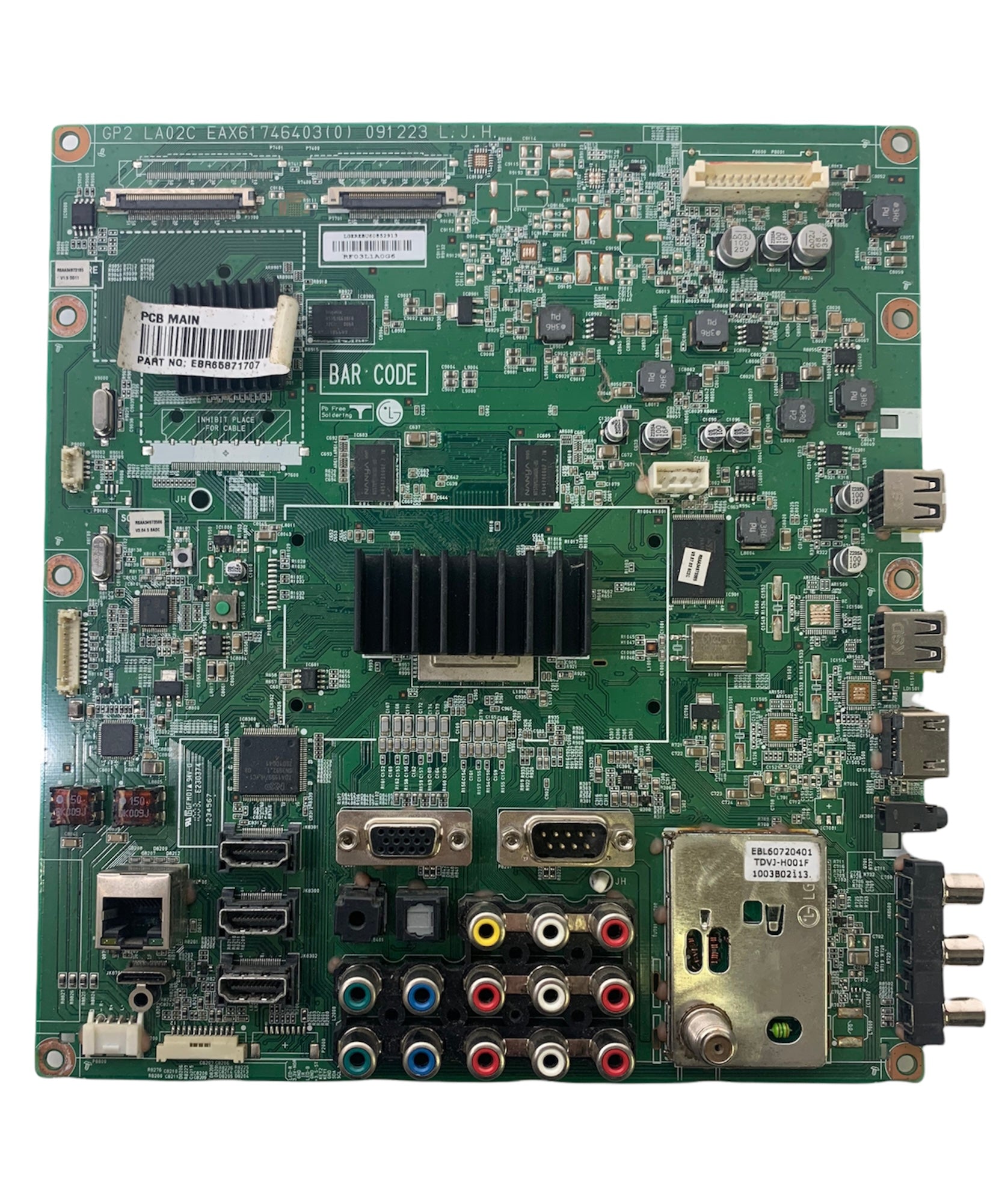 LG EBU60852913 (EAX61746403(0)) Main Board for 52LD550-UB