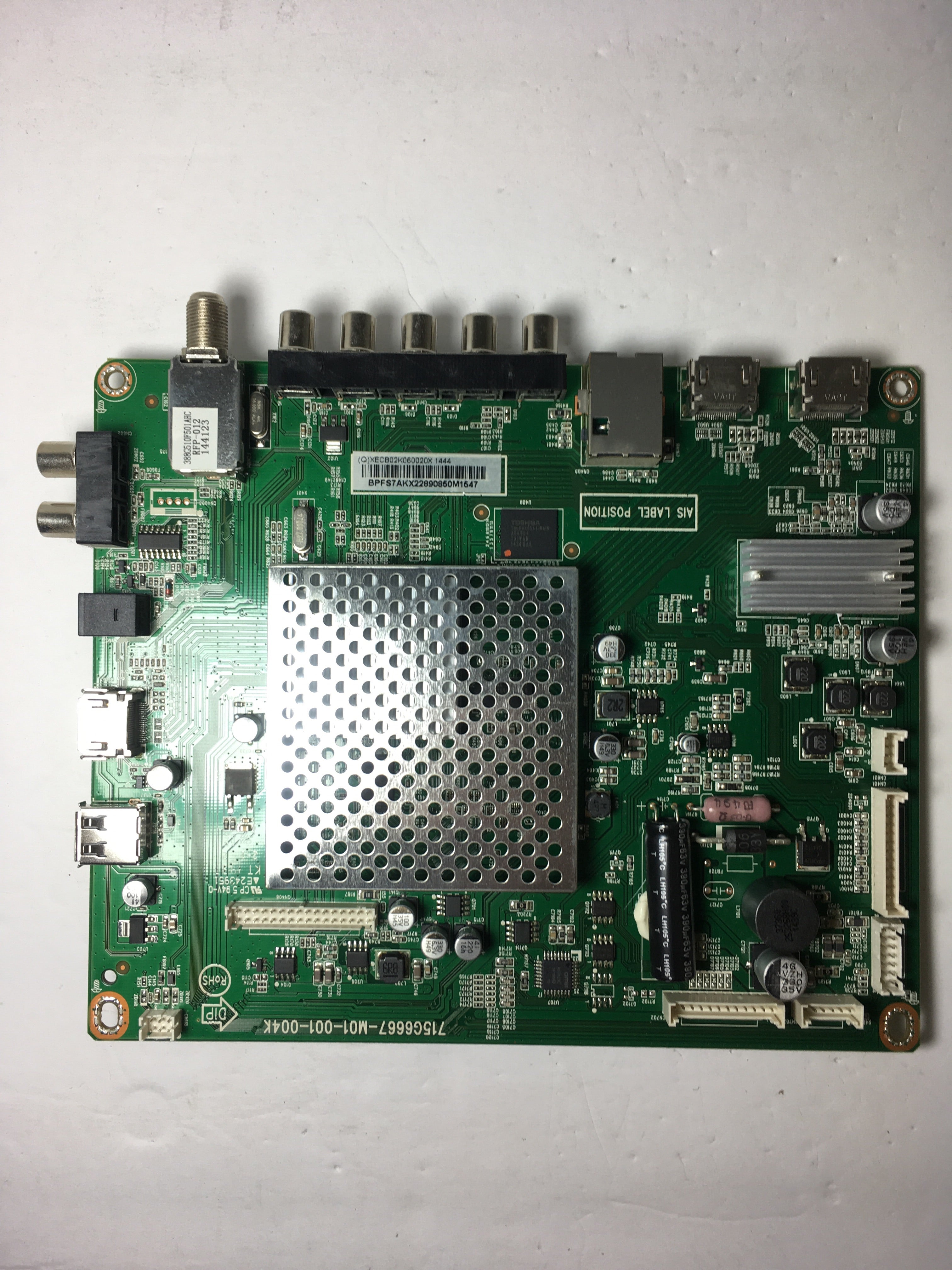 Vizio 756XECB02K0600 Main Board for E390I-B1E (LTTWPSCQ Serial)