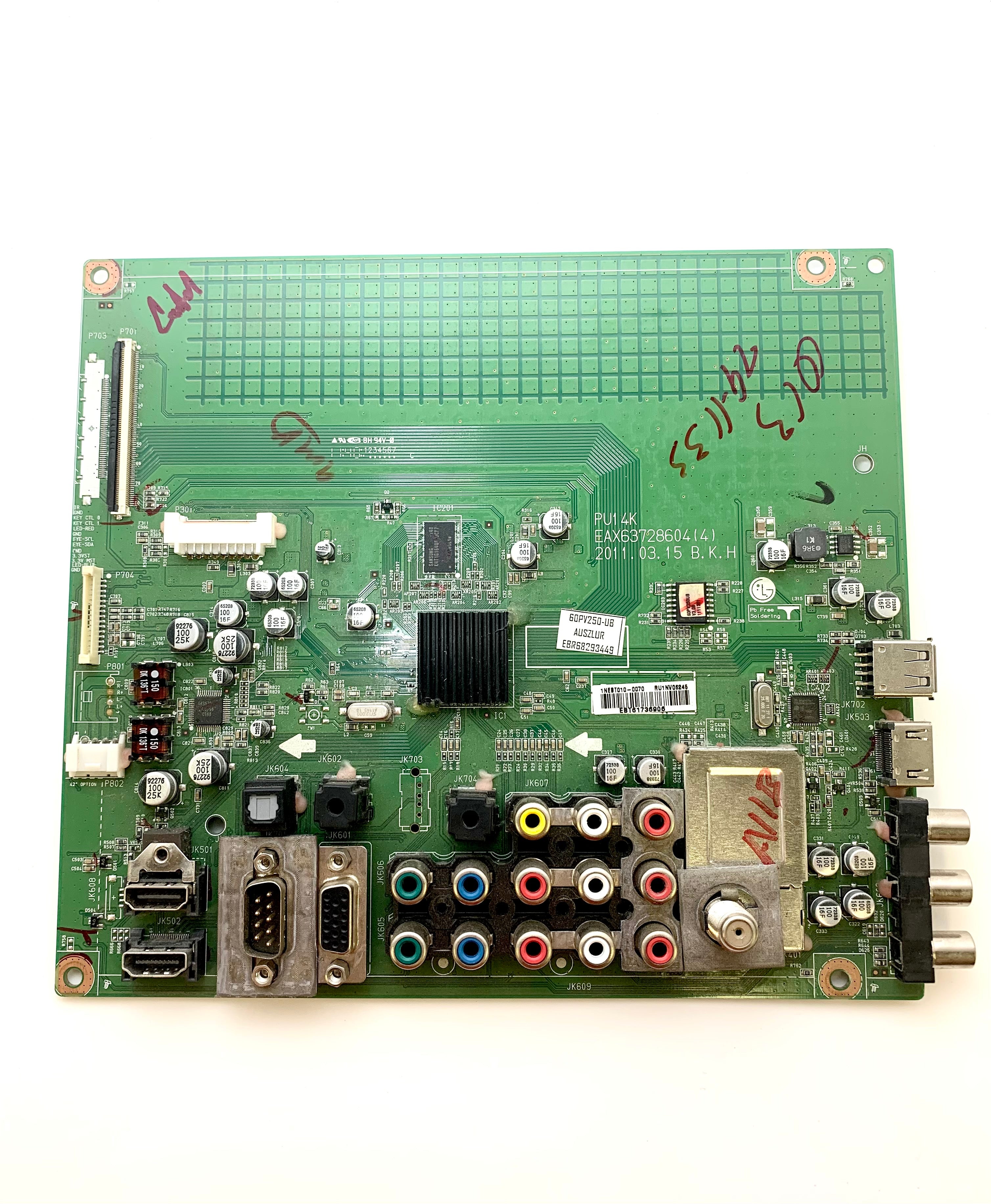 LG EBT61736906 (EAX63728604(4)) Main Board for 60PV250-UB