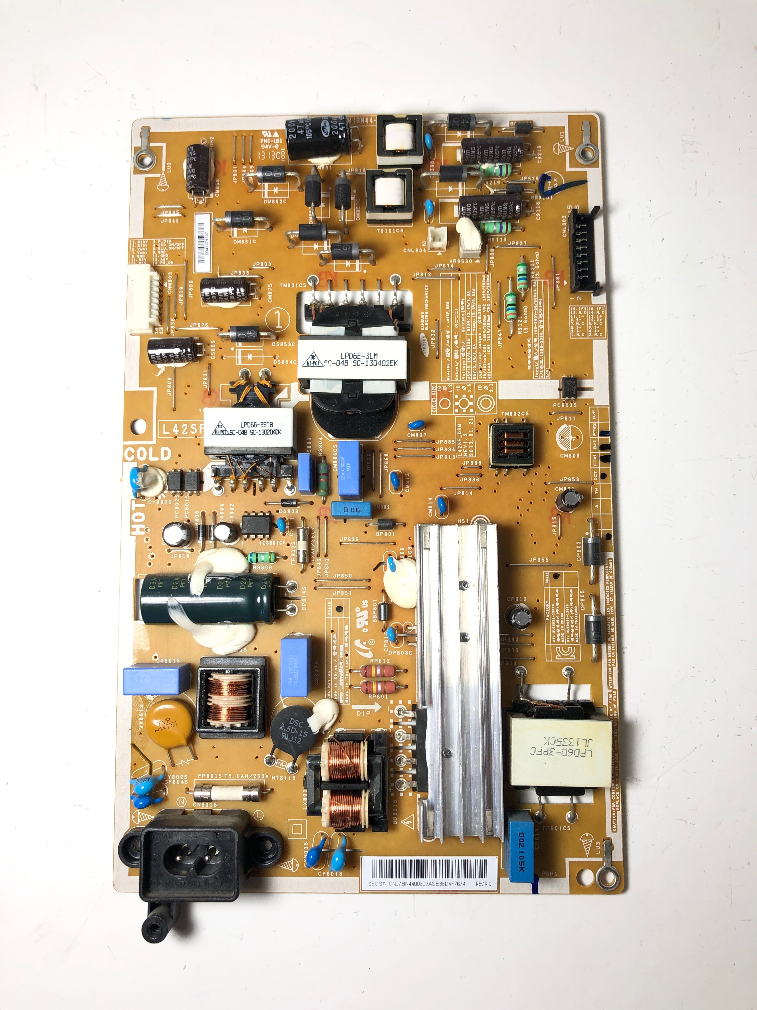 Scheda Alimentazione Samsung BN44-00609A - Usata In Buone Condizioni