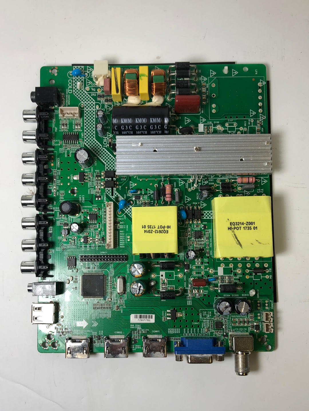 RCA Main Board/Power Supply for RLDED5078A-E (serial number A1707)