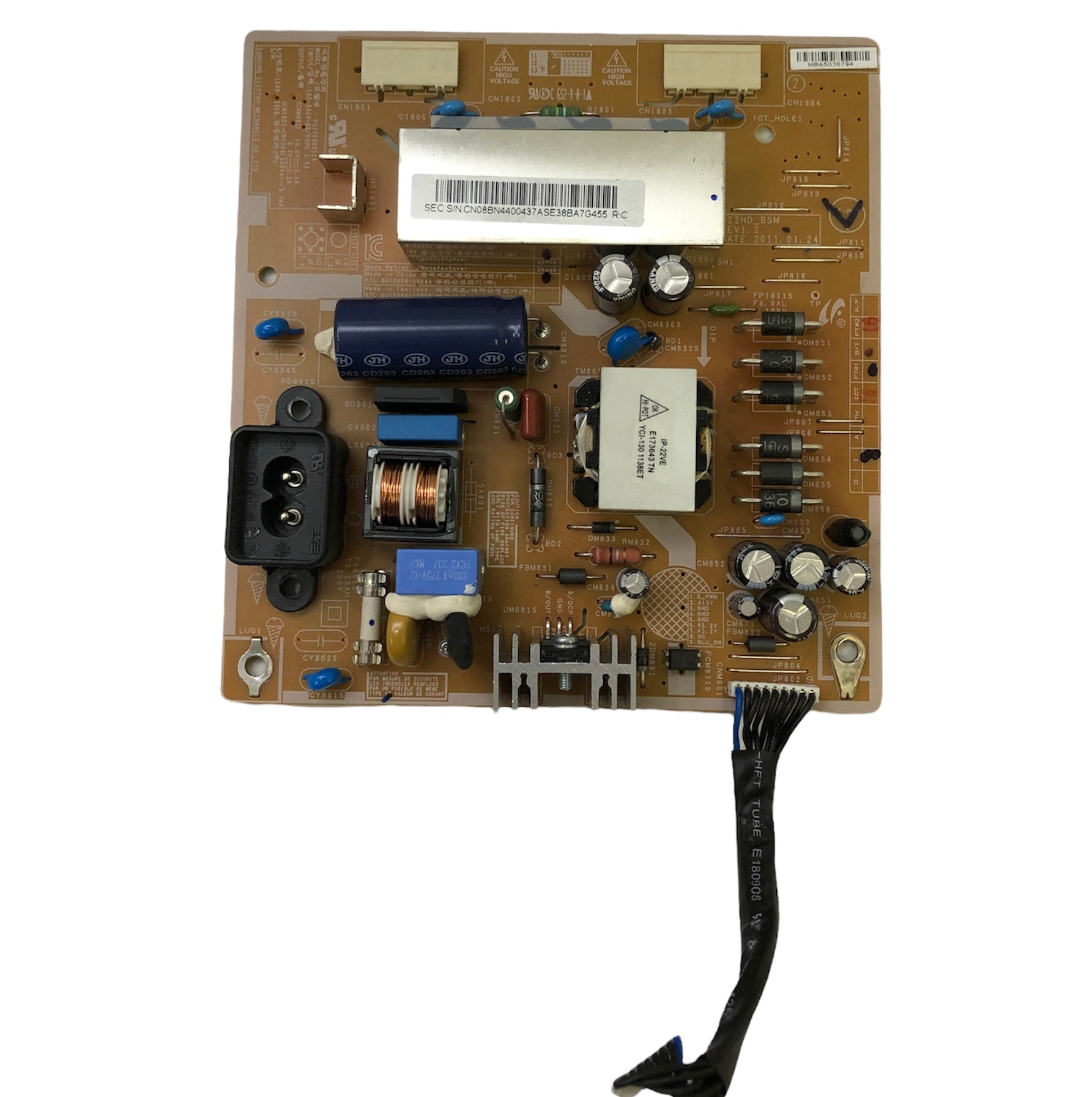 Samsung BN44-00437A Power Supply / Backlight Inverter