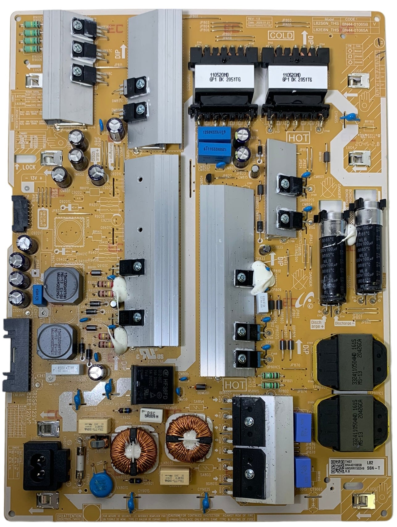 Samsung BN44-01065B Power Supply / LED Board