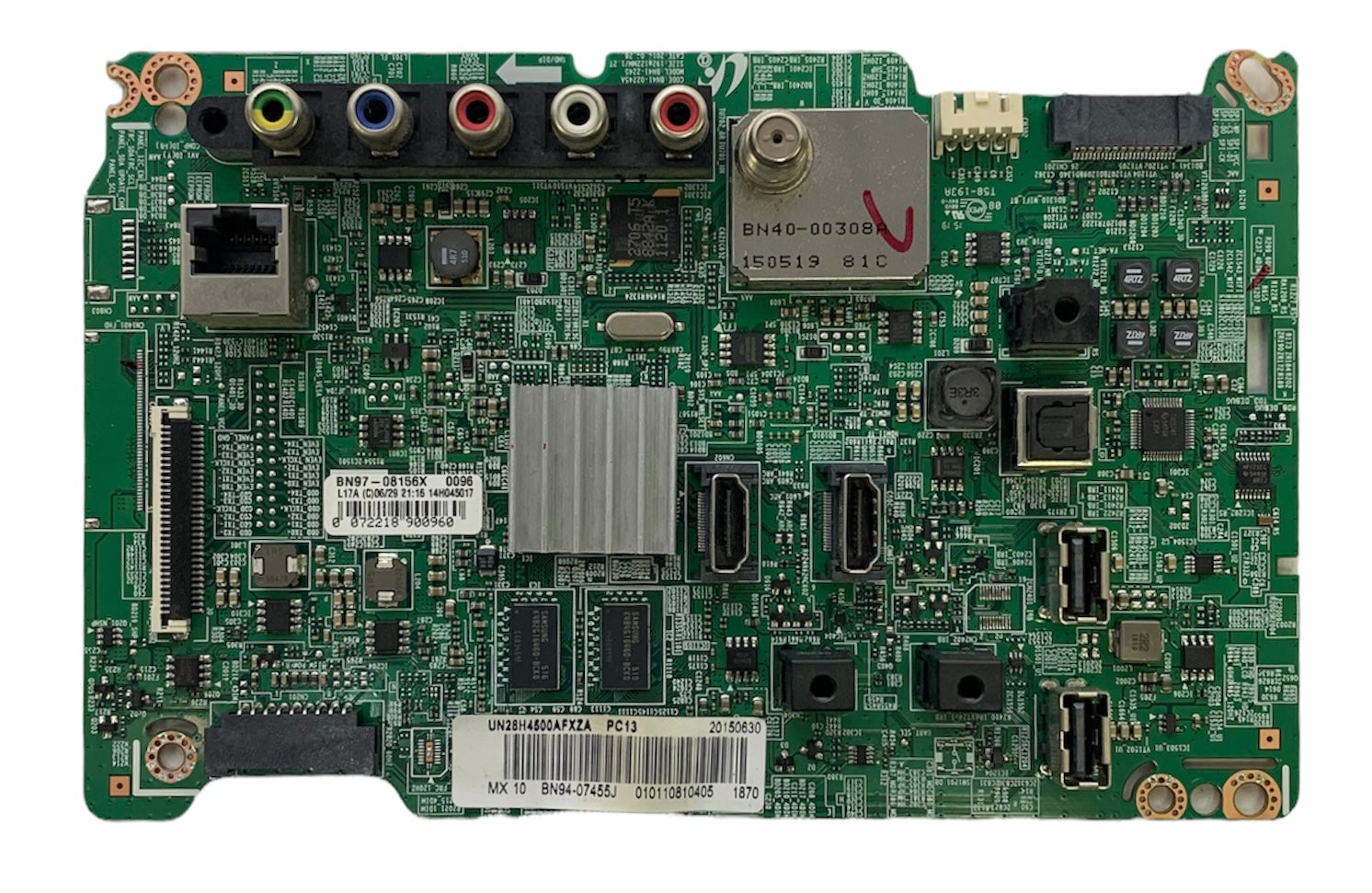 Samsung BN94-07455J Main Board for UN28H4500AFXZA (Version ES01)